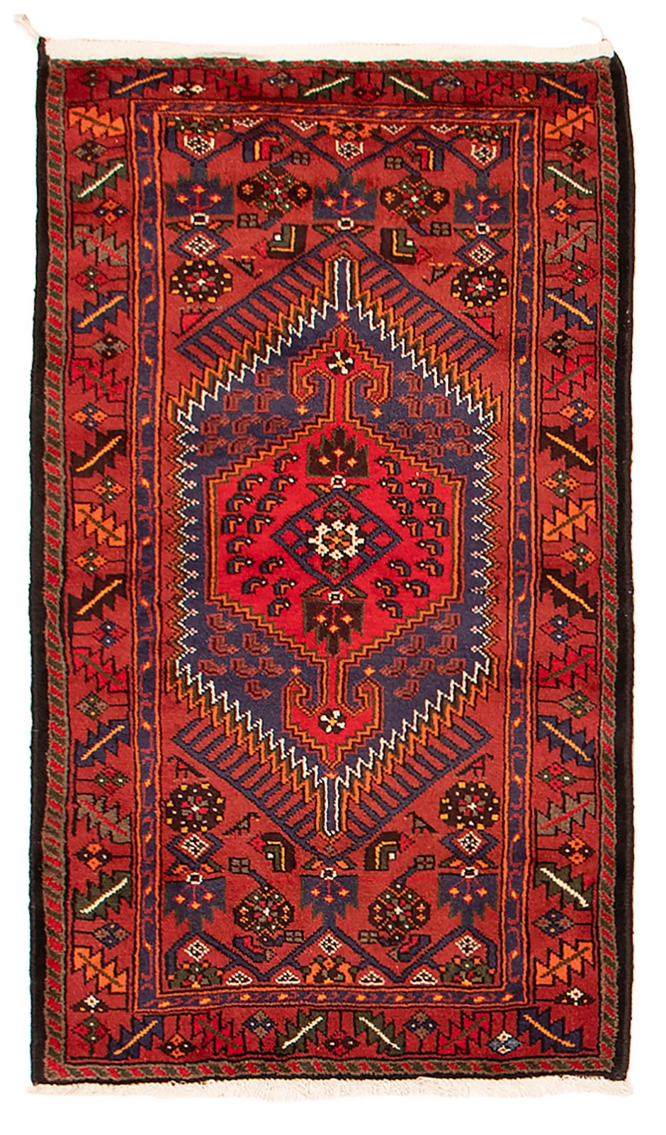 Vintage Traditional Hand-Knotted Area Rug 3’3″ x 5’7″ Oriental Wool Carpet