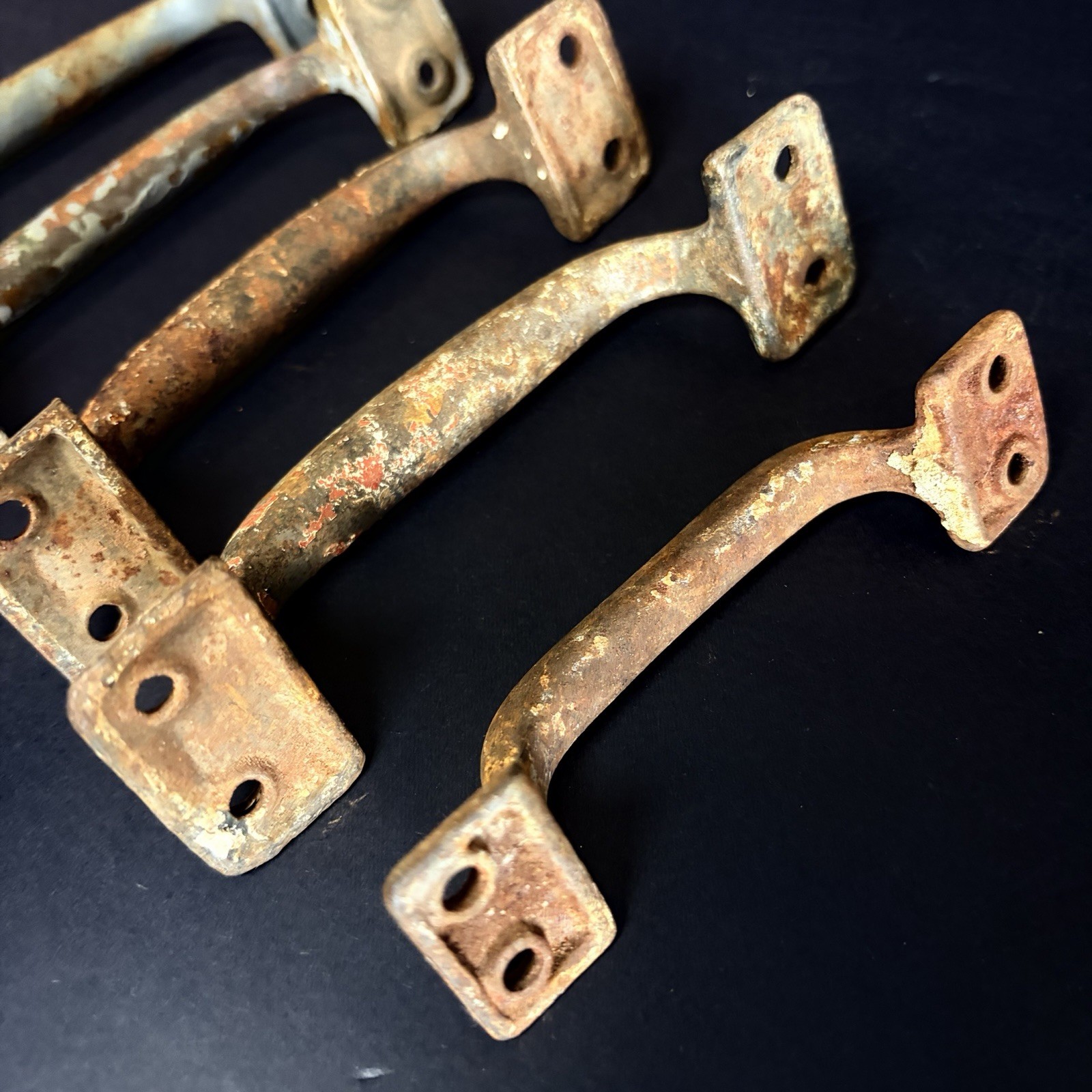 5 Lot Antique Barn Door Pull Handles Shed Gate Rustic Distressed Farmhouse