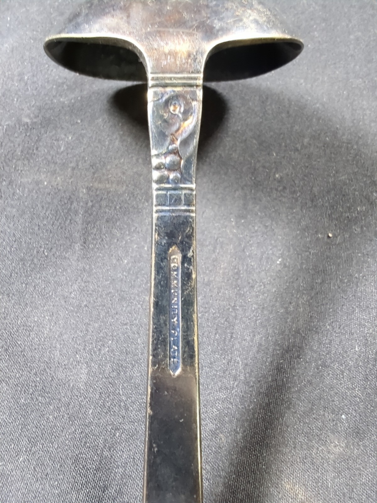 Vintage Gravy Ladle Spoon Community Plate Forever Design Silverplate 1940’s Rare