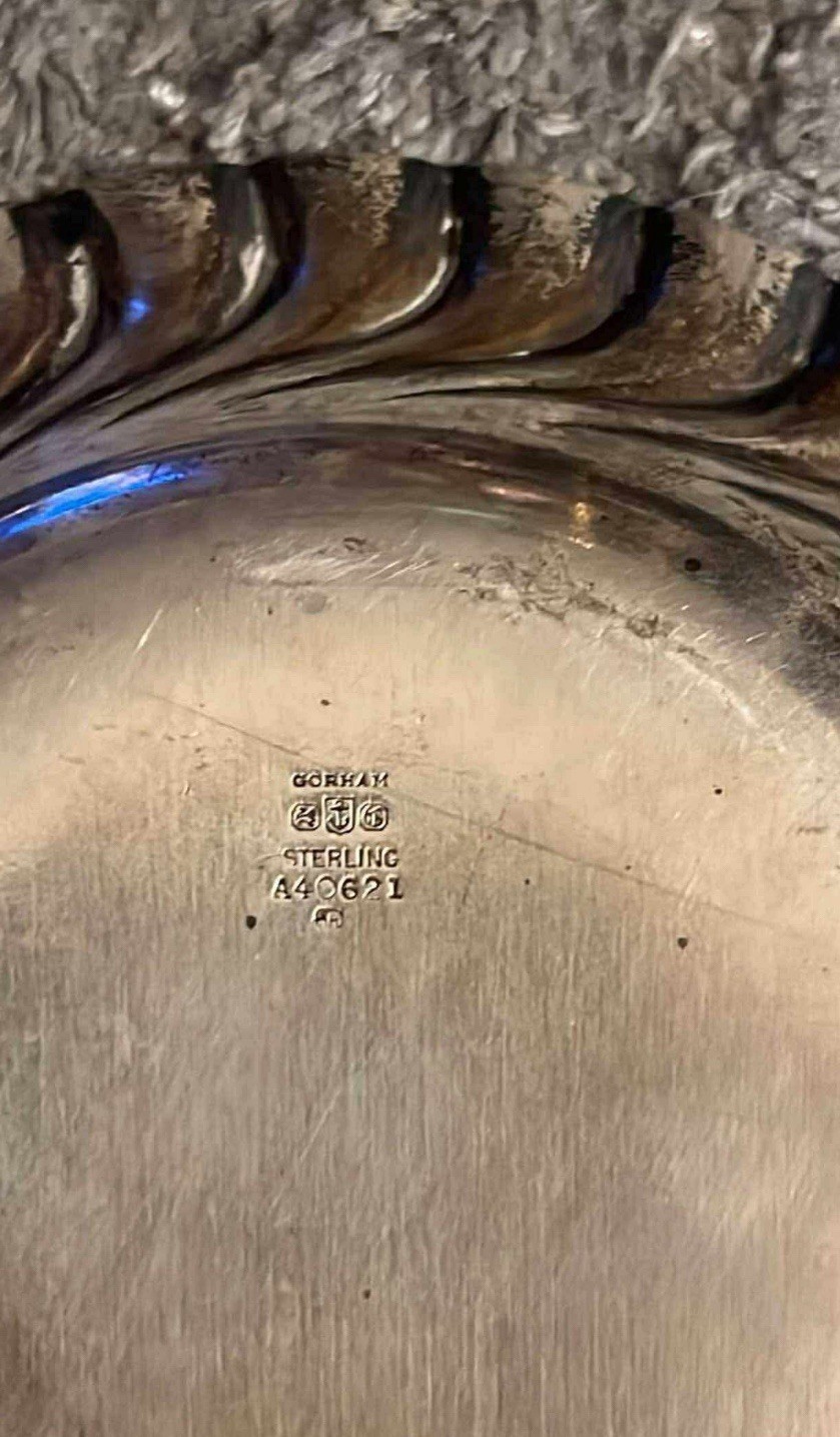 226 GORHAM Sterling CHILD’S PLATE /SAUCER w/DUTCH CHILDREN & Windmills-6 3/8 In