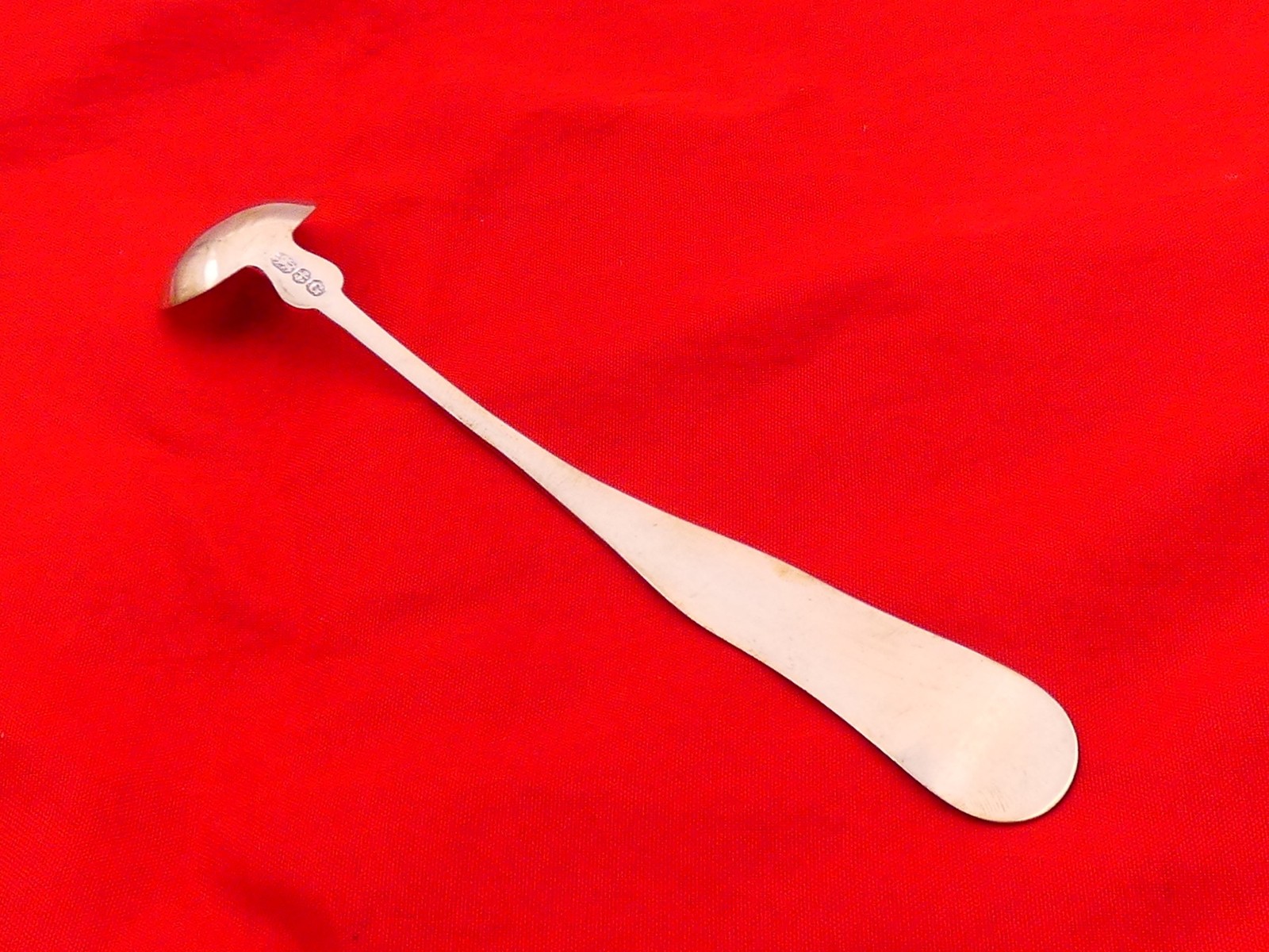 1840s American Coin Silver Mustard / Condiment Ladle AL-7