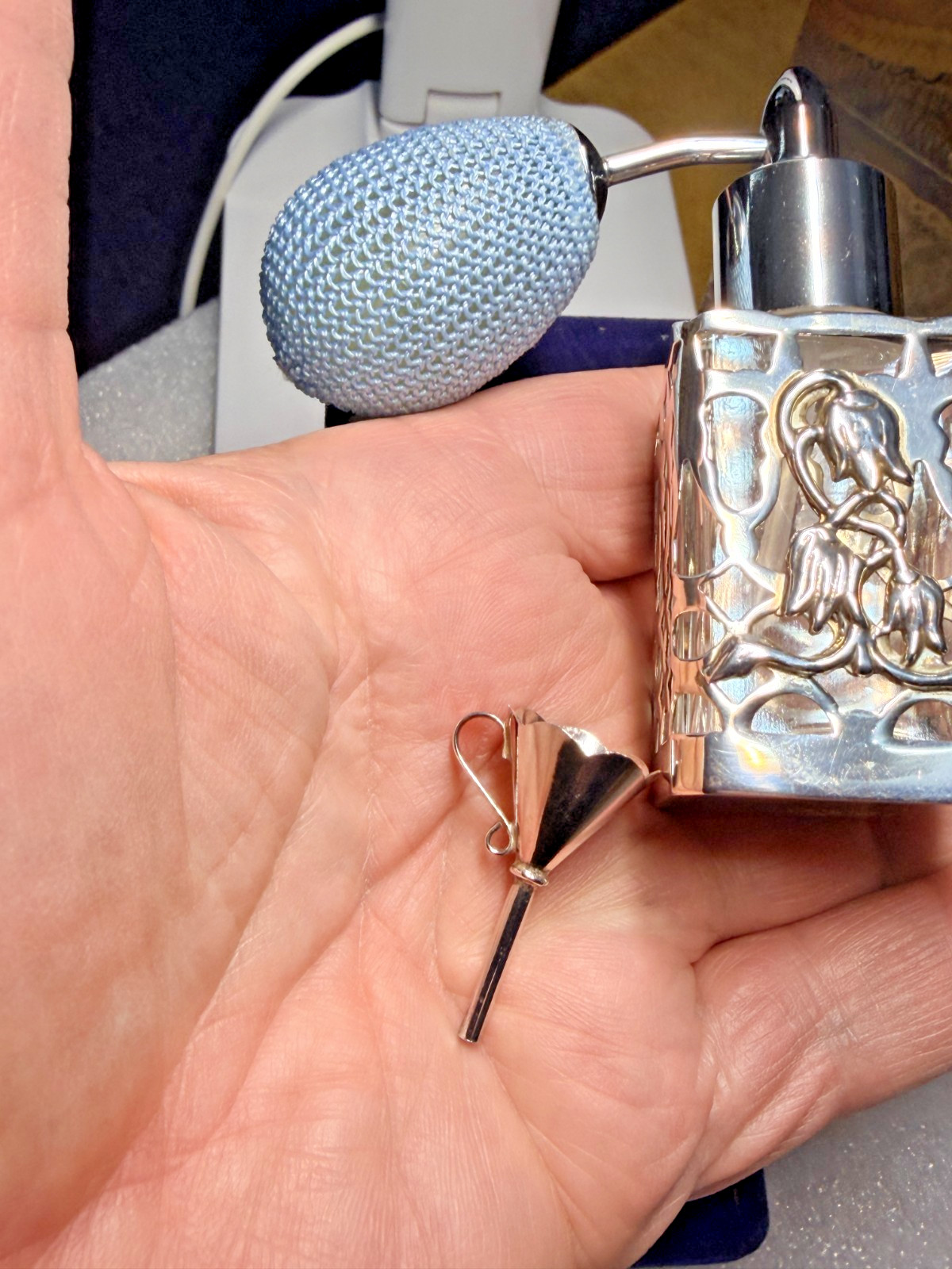 Silver Scent Bottle & Funnel – Ari Norman – London – 2007
