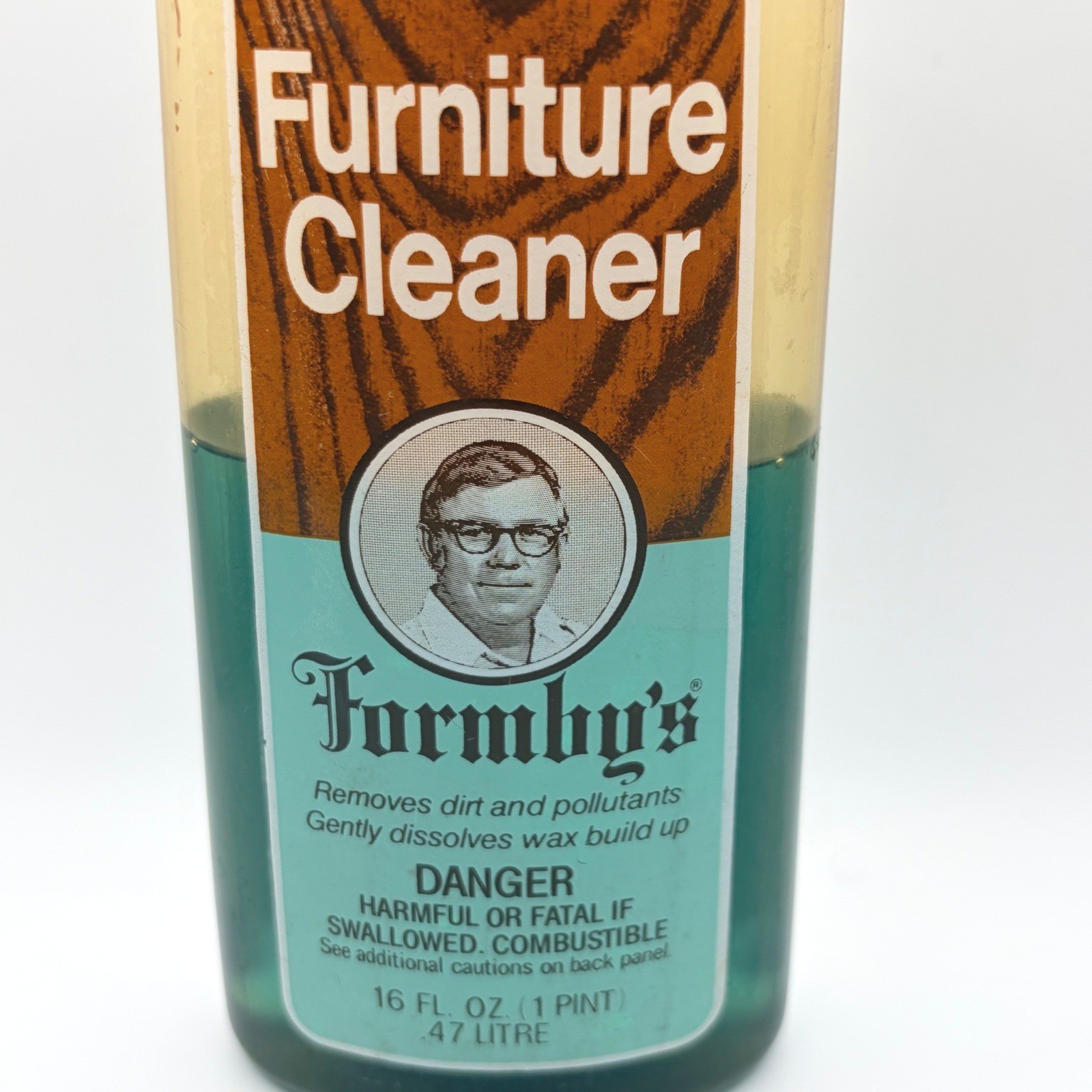 VTG Formbys Furniture Cleaner Wood Antique Restorer Liquid 50% Full Discontinued
