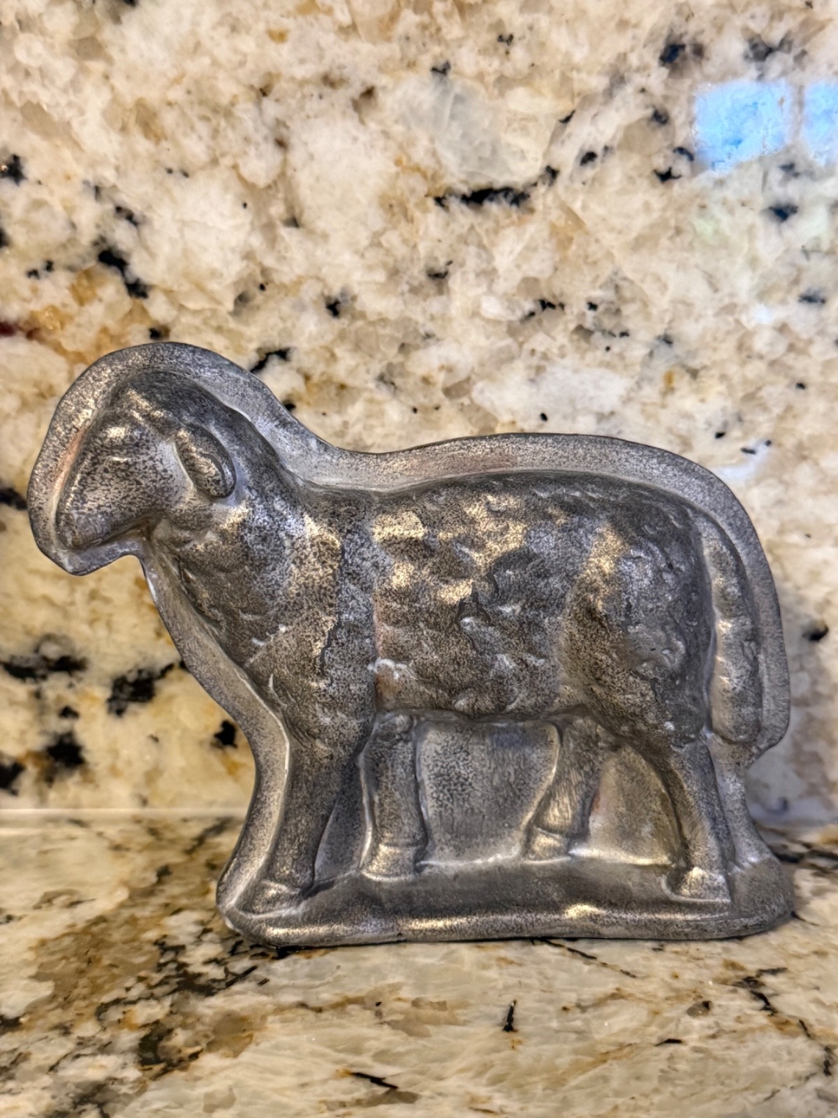 Antique Reproduction SHEEP Chocolate Mold Figurine Primitive Farmhouse Decor