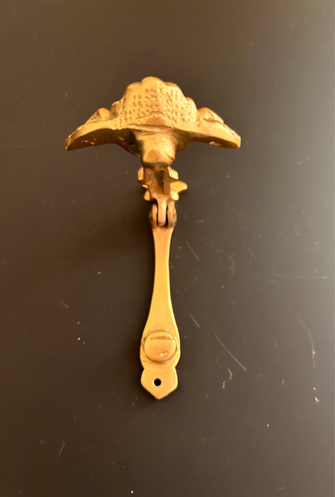 Small Brass Angel Door Knocker from Portugal