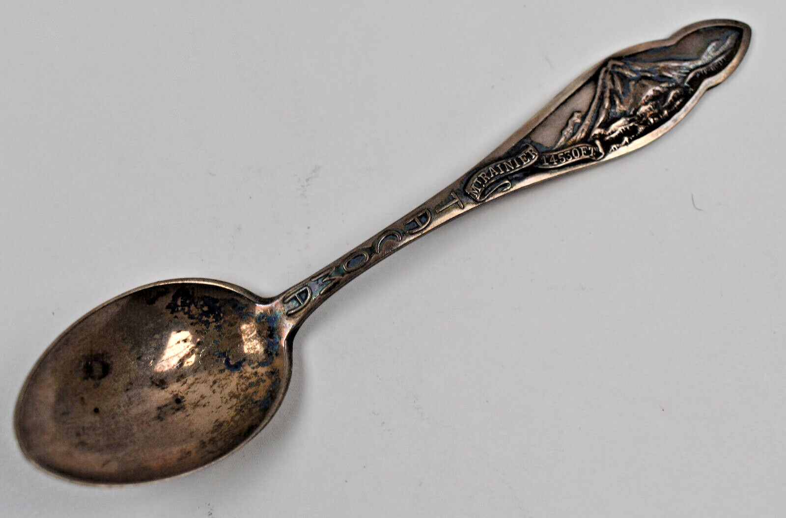 Tacoma WA Washington Mt Rainier Sterling SIlver Souvenir Spoon 13.1 Grams