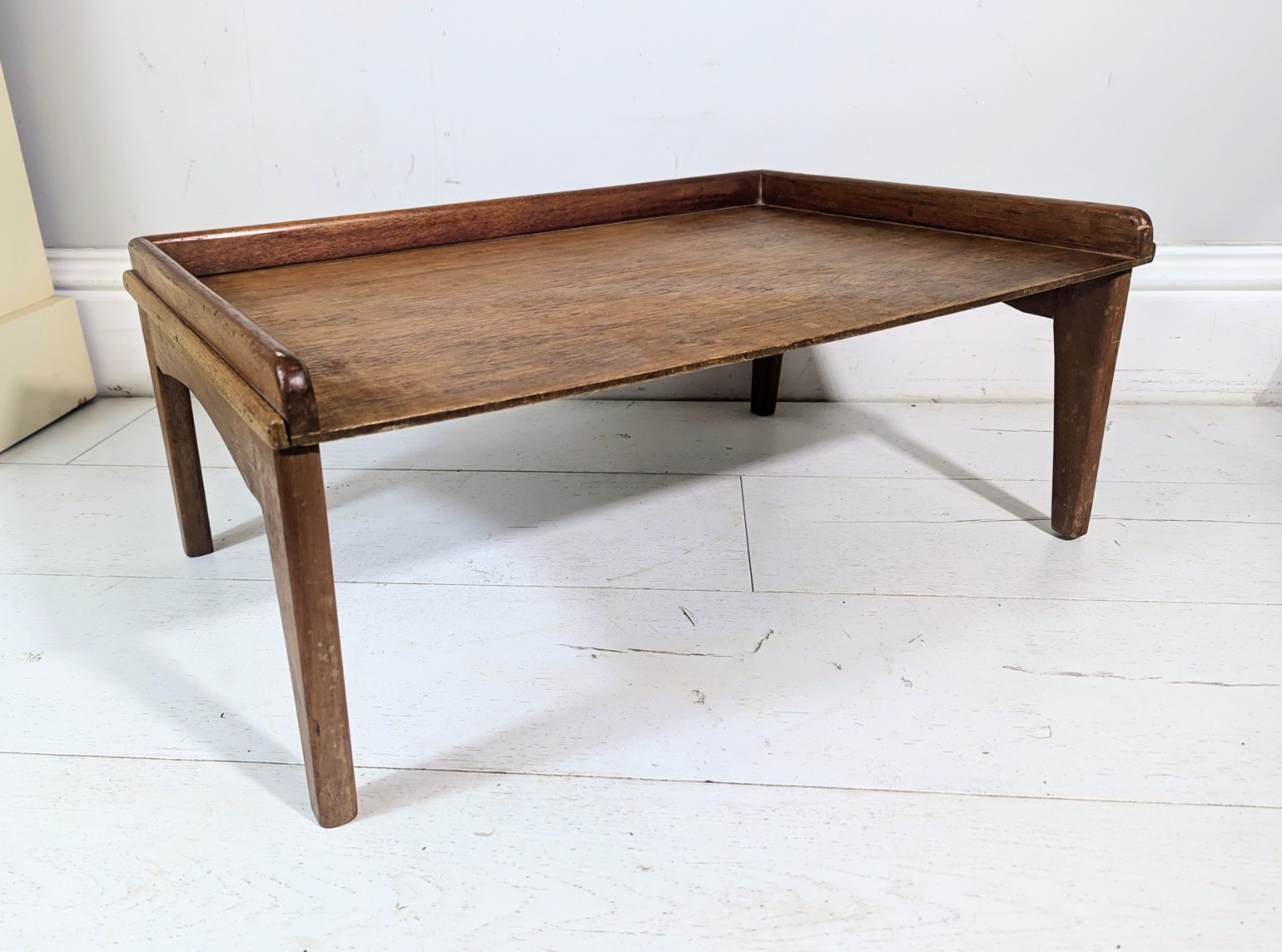 Retro Bed Tray Table With Folding Legs Vintage FREE POSTAGE