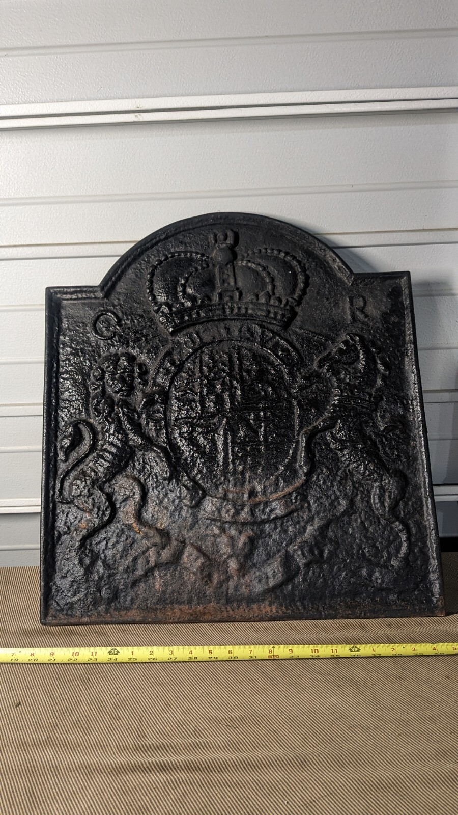 Colonial Williamsburg Thomas Elsley Cast Iron Fireback Virginia Metalcrafters