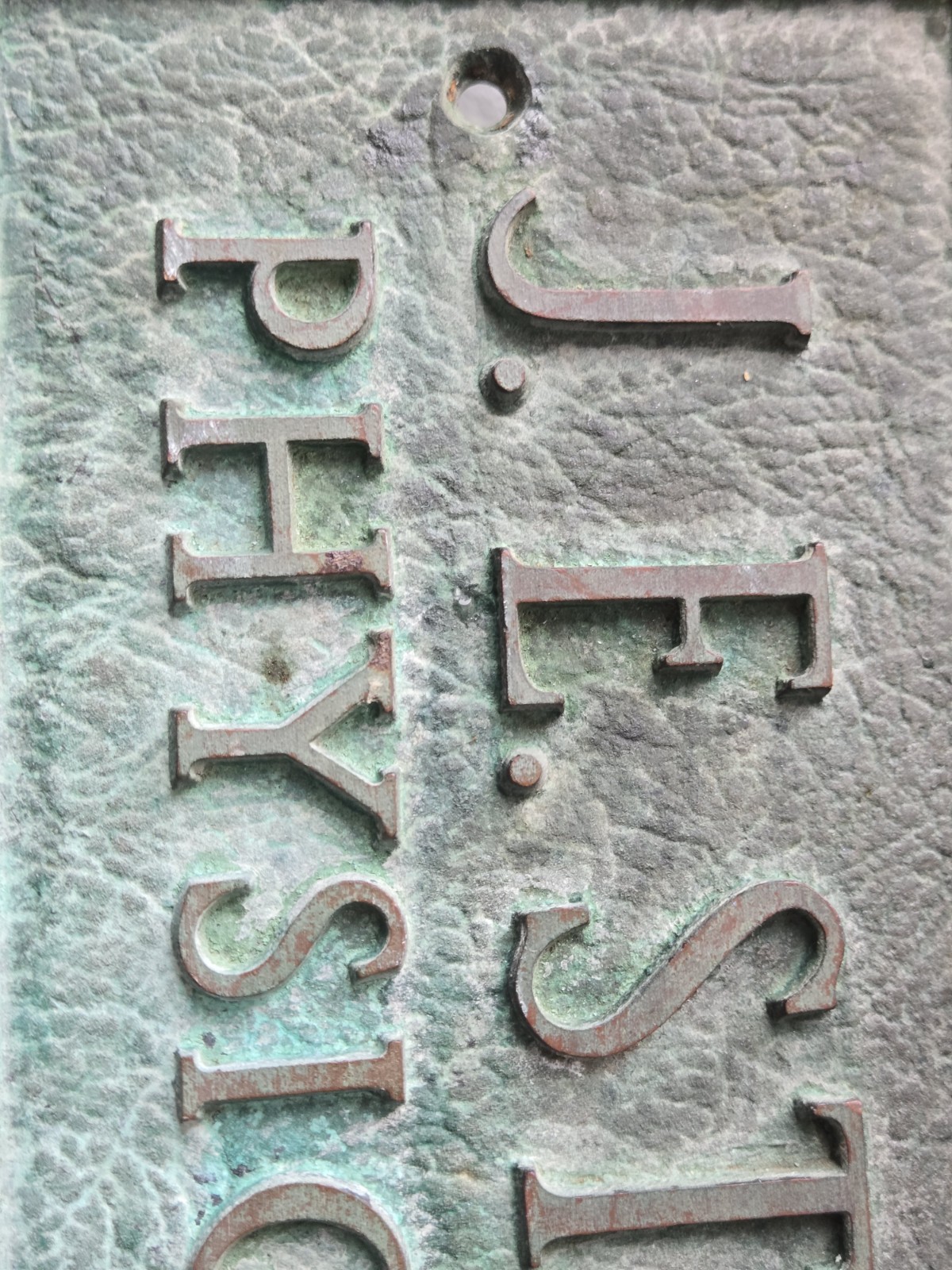 Old Antique Bronze Brass Plaque Dr Steelman Physician Surgeon Advertising Sign