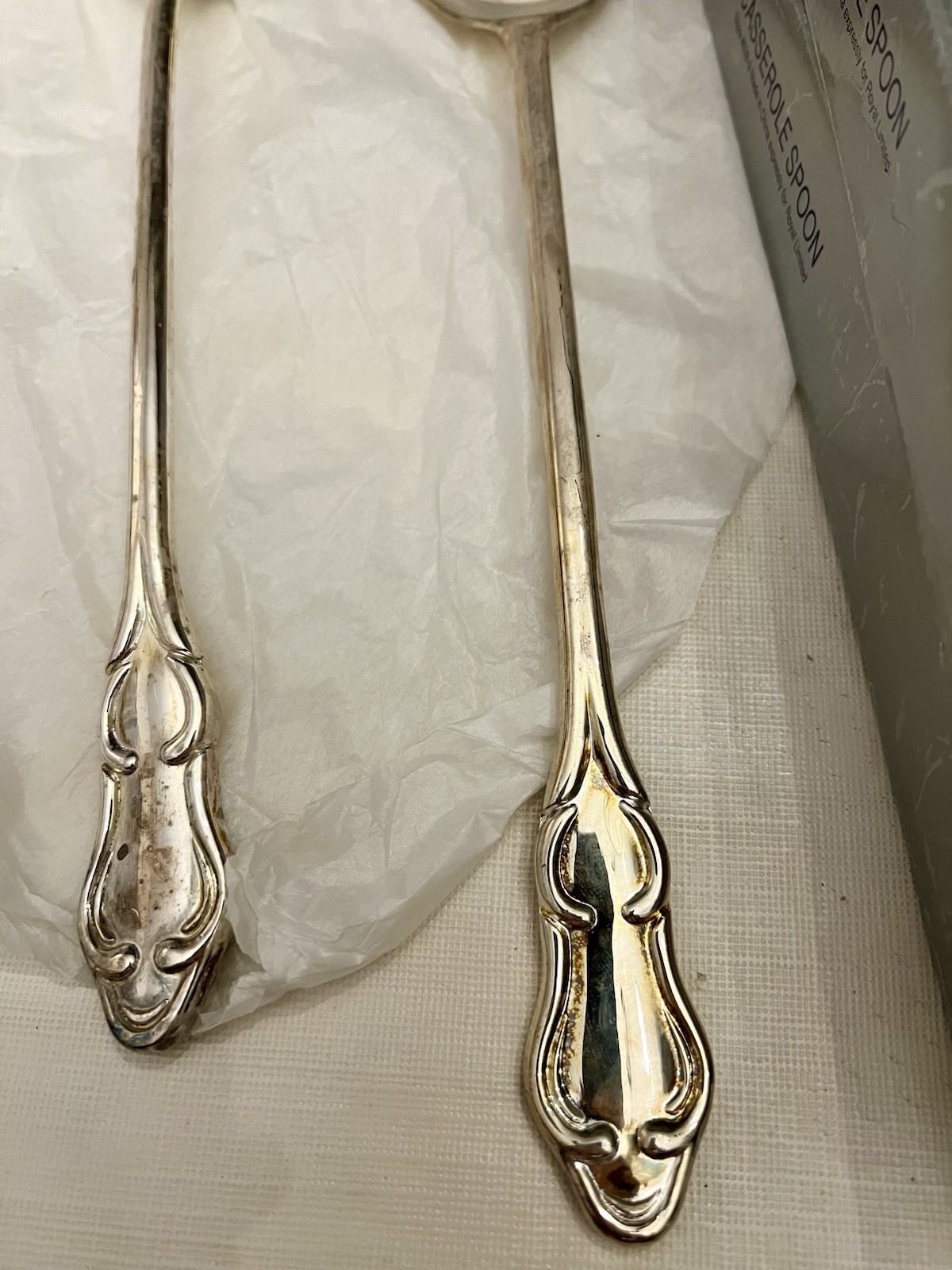 Royal Limited Silver casserole Serving Spoons Set of 2