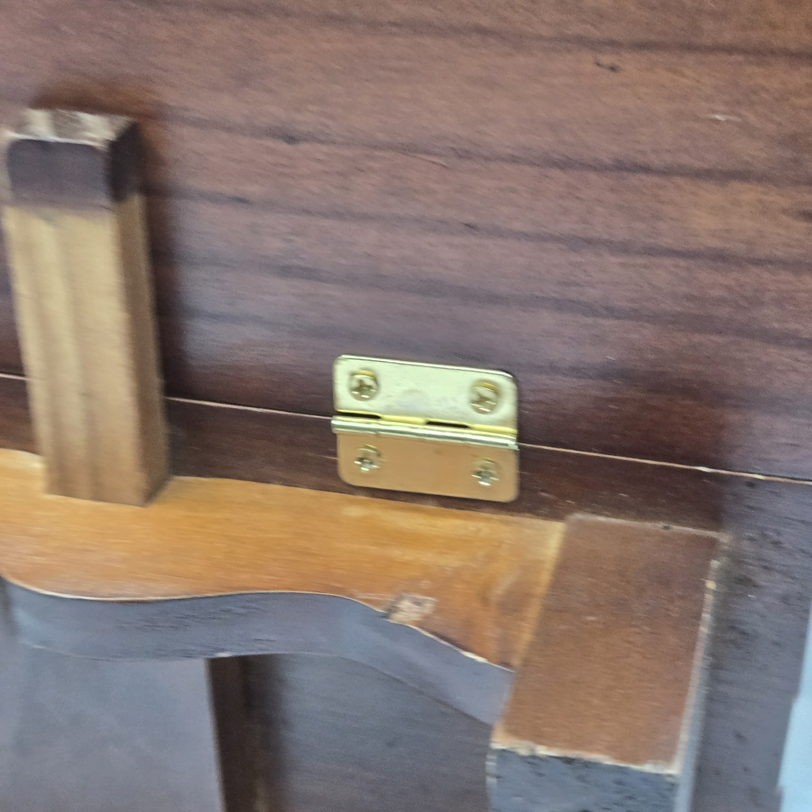 VTG Drop Leaf Table Salesman Sample Dollhouse Furniture Wood Works No Legs 14×8