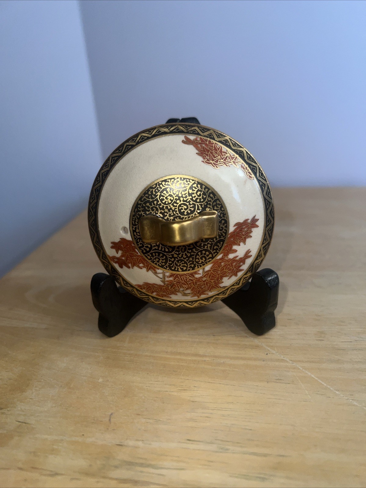 Antique 1912-1926 Shizan Japanese Satsuma Creamer Replacement Lid