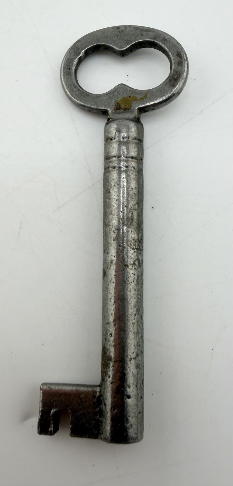 Antique Fancy Ornate Barrel Metal Steel Skeleton Key 2.25”