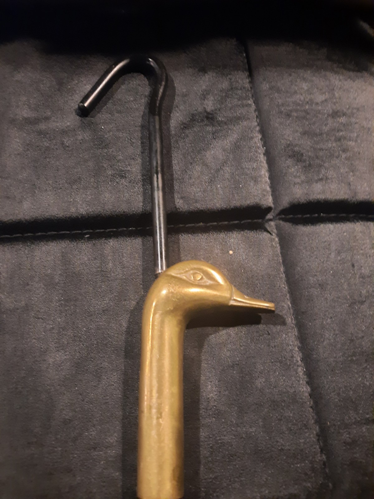 Brass Duck Head Flue Damper Pull Hook 9″ Custom decor inc