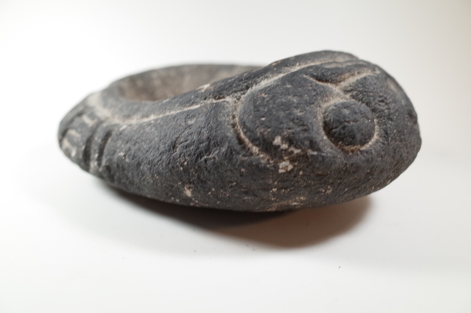 PreColumbian MesoAmerican Huge Shamanic Peruvian Stone Mortar, Recuay Culture