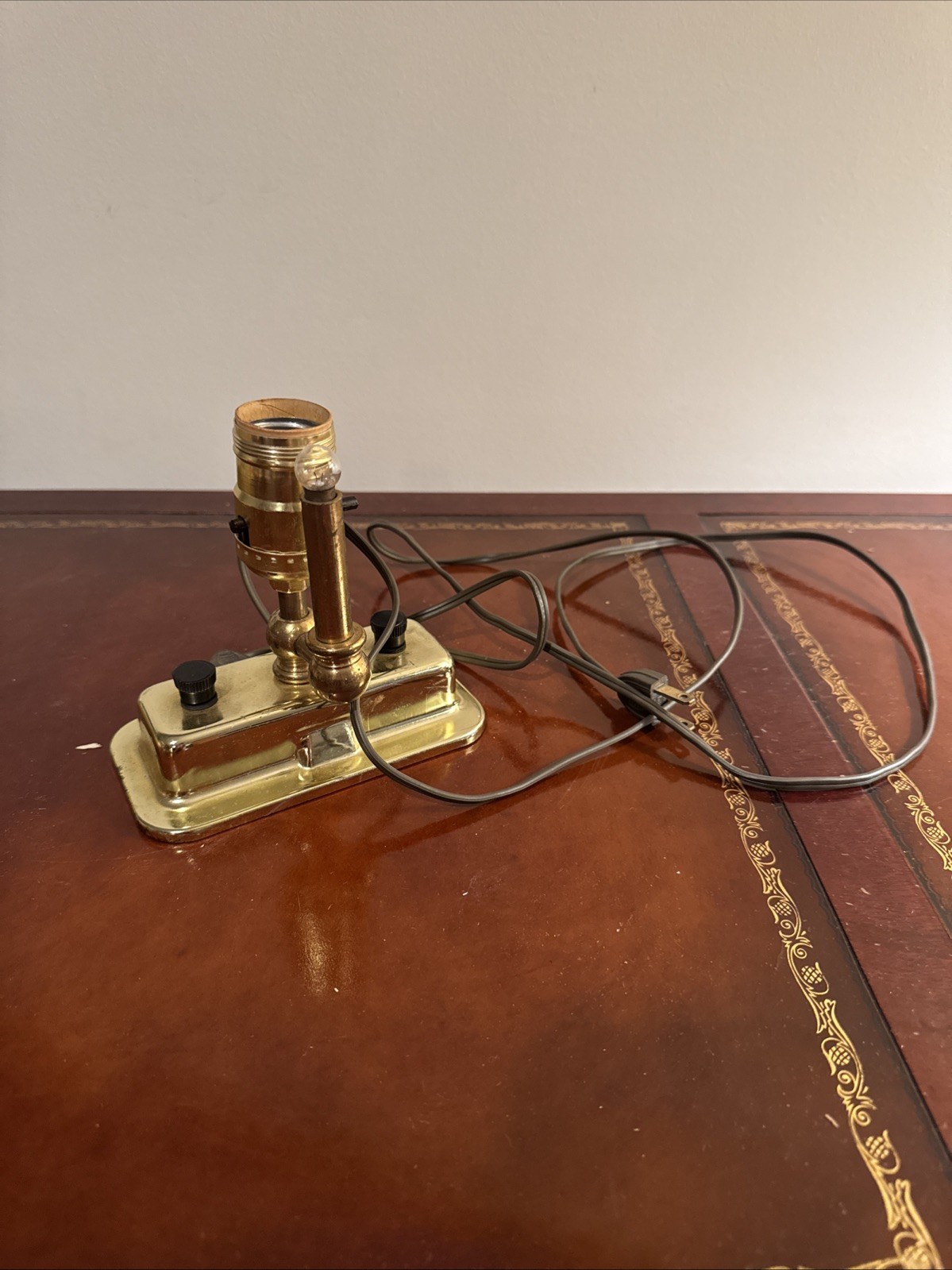 VINTAGE BOAT Ship Command Light Koehler Mfg Lamp bt58