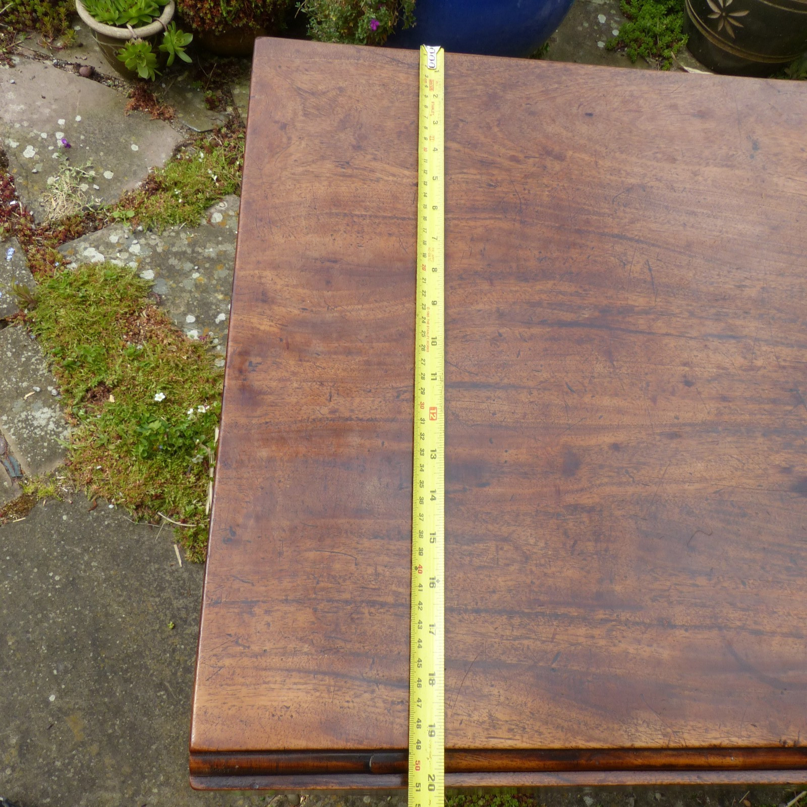 Antique Solid Elm Gate-Leg Table ~ Late 18th / Early 19th Century