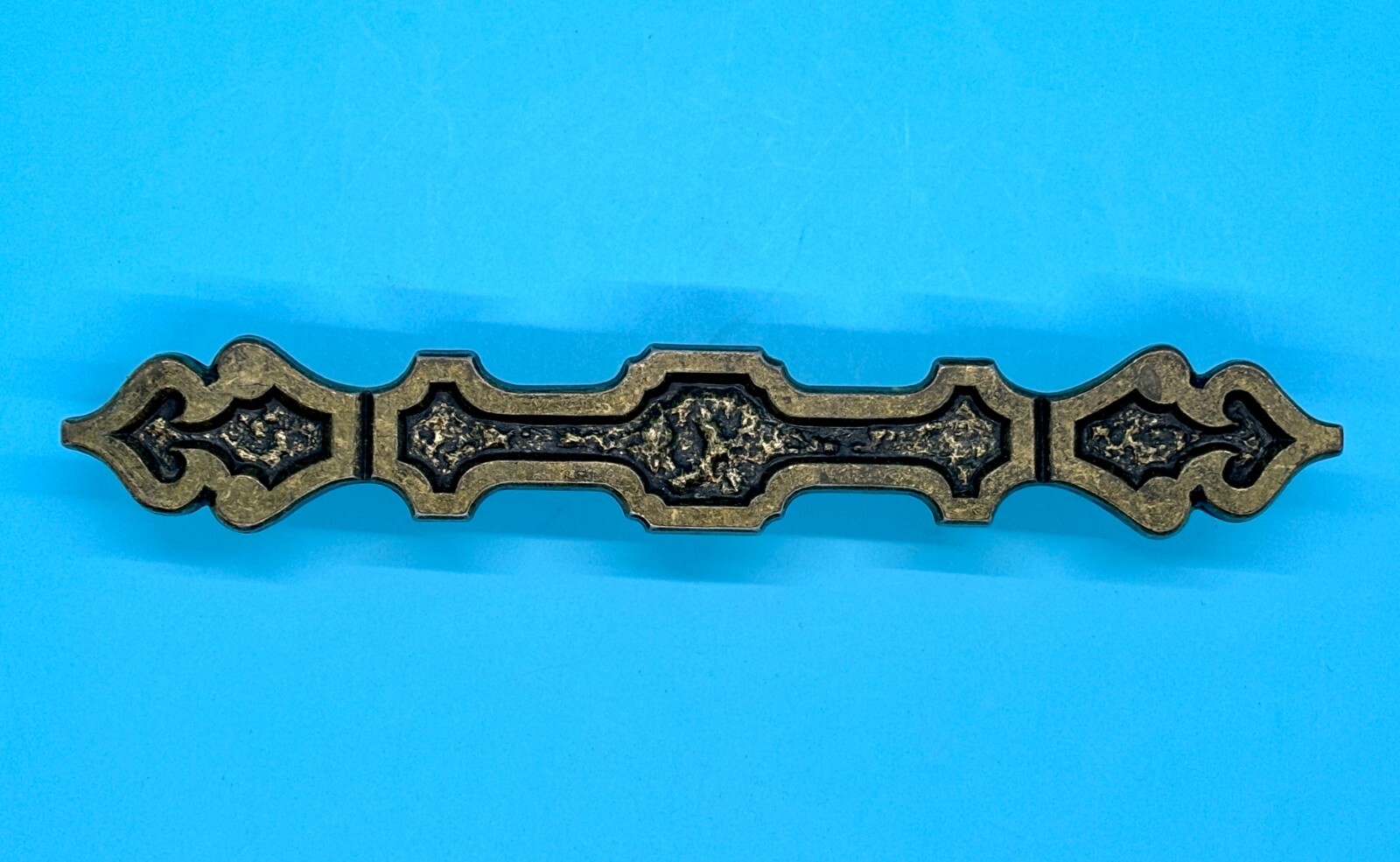 Brass Mid Century Modern MCM Vintage Hardware Cabinet Handle Drawer Door Pull