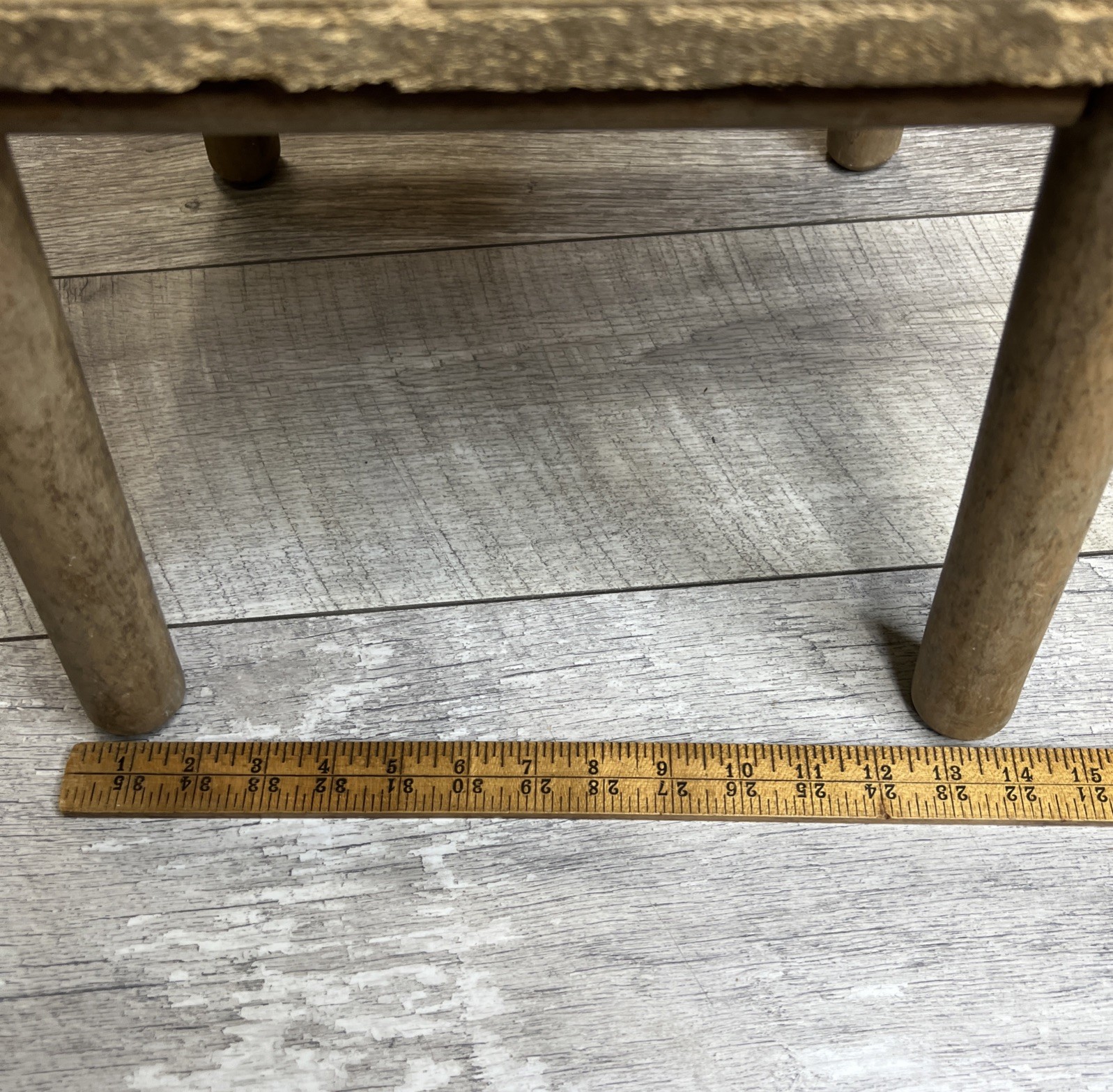 Vintage Milk Stool / Plant Stand Farmhouse Country Primitive Rustic Cottagecore