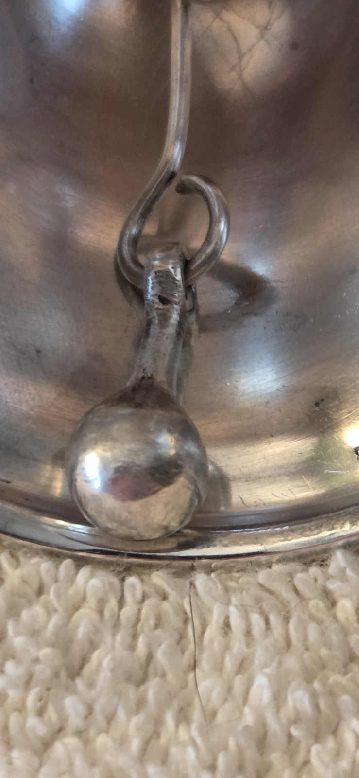 American sterling silver DINNER BELL all silver Courting Colonial Dandy 78 grams