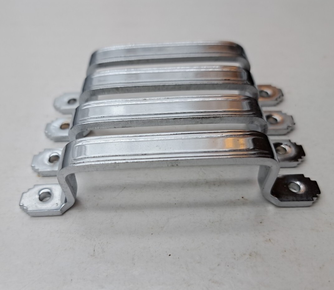 Vintage Cabinet Door Handles Pulls Retro Mid Century Modern Hardware Lot of 4
