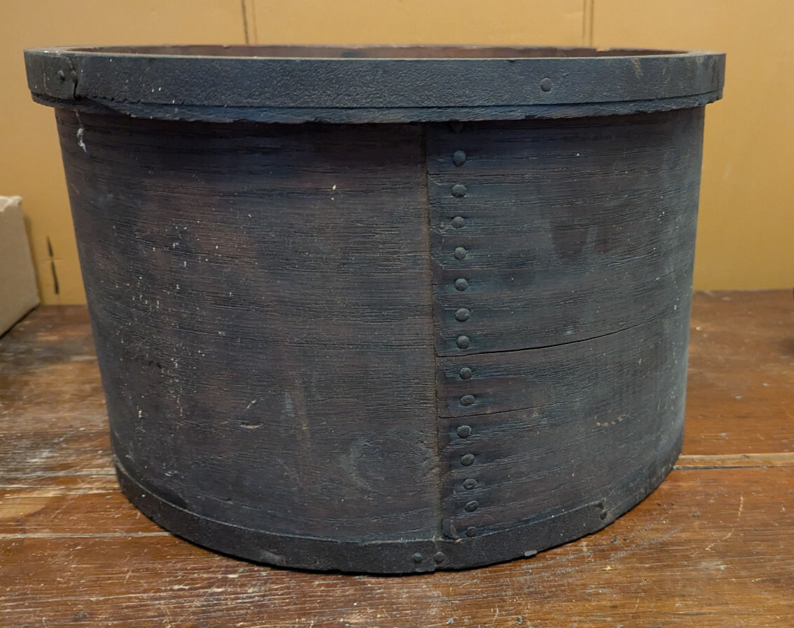BEST Antique Wood Grain MEASURE Signed MADE FOR CH & ES GOLDBERG by E.B. FRYE NH