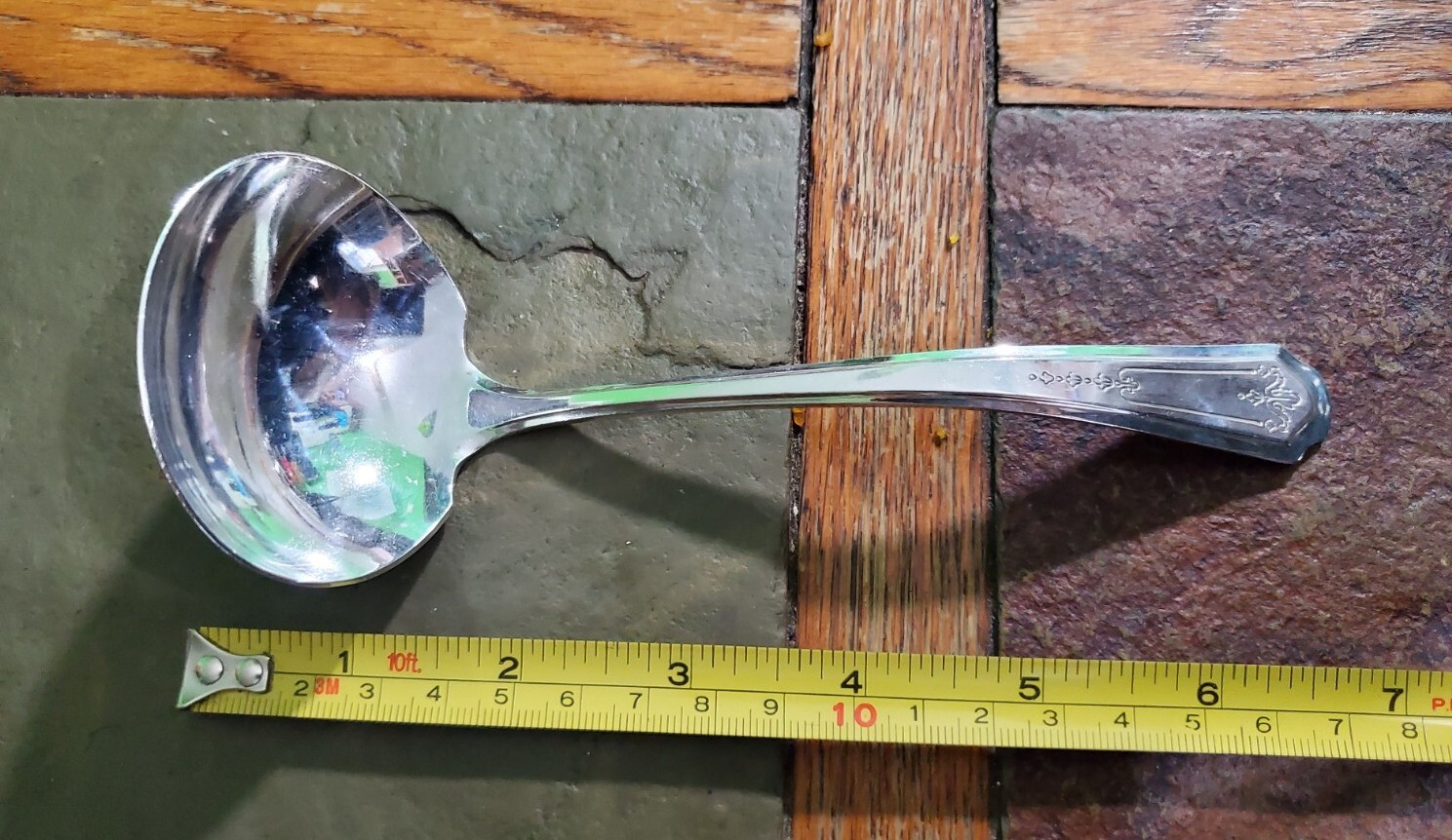 c1923 ELITE / ASTOR / PRESIDENT PATTERN SILVERPLATED GRAVY 🤎 LADLE