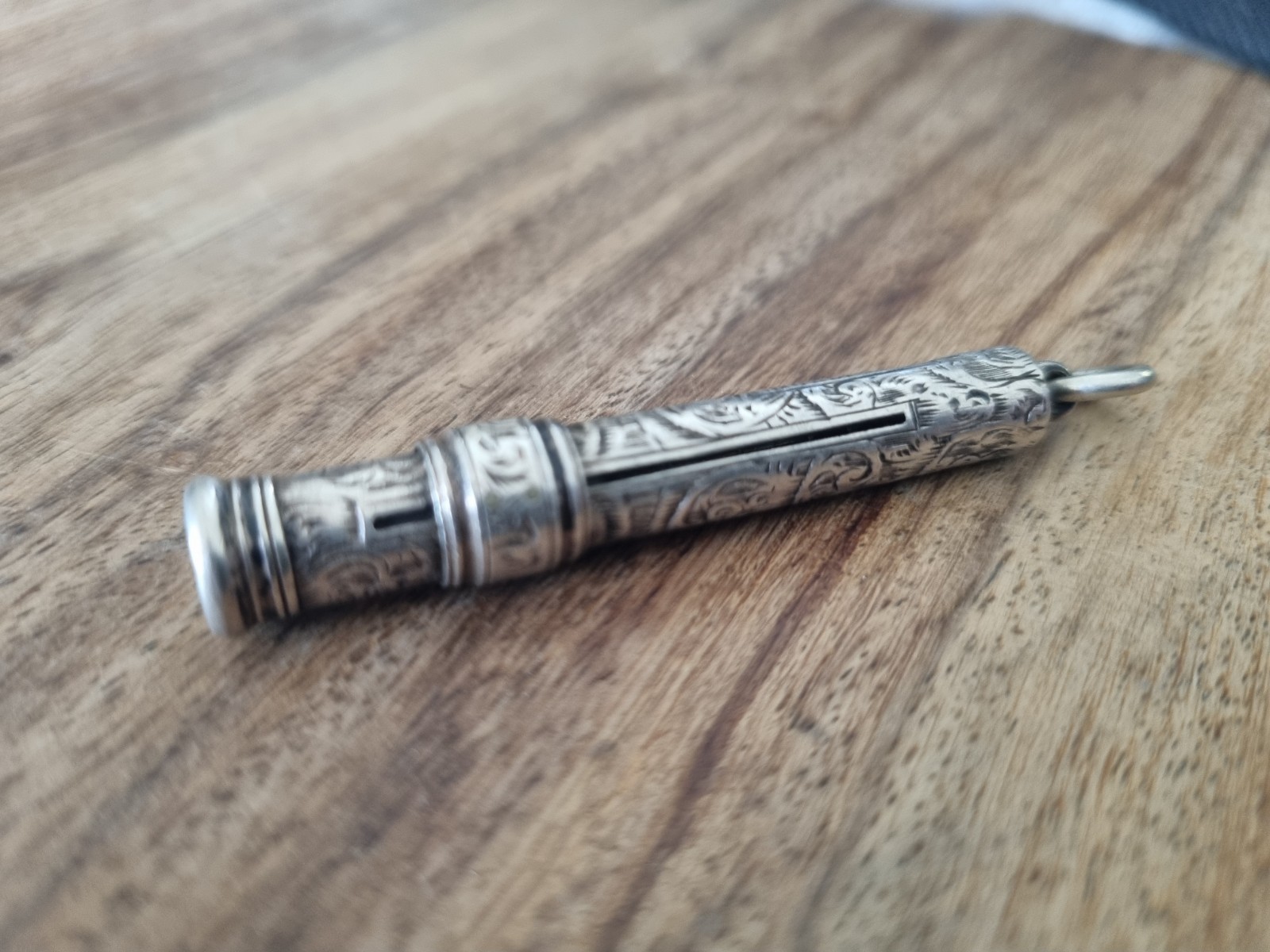 Sterling Solid Silver Sampsons Mordan Antique Pencil Holder Hallmarked 1880s