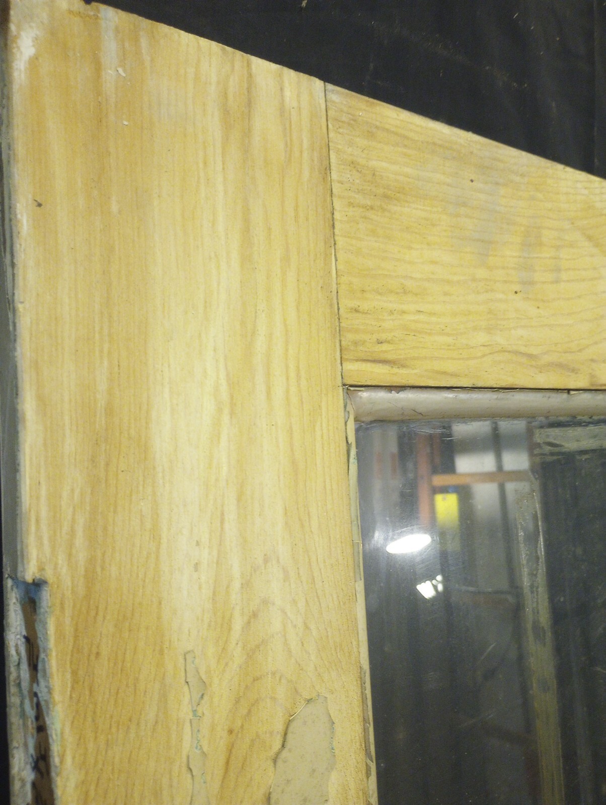 Half Glass & Flat Panel Interior Door 31 3/4″ x 74 1/2″