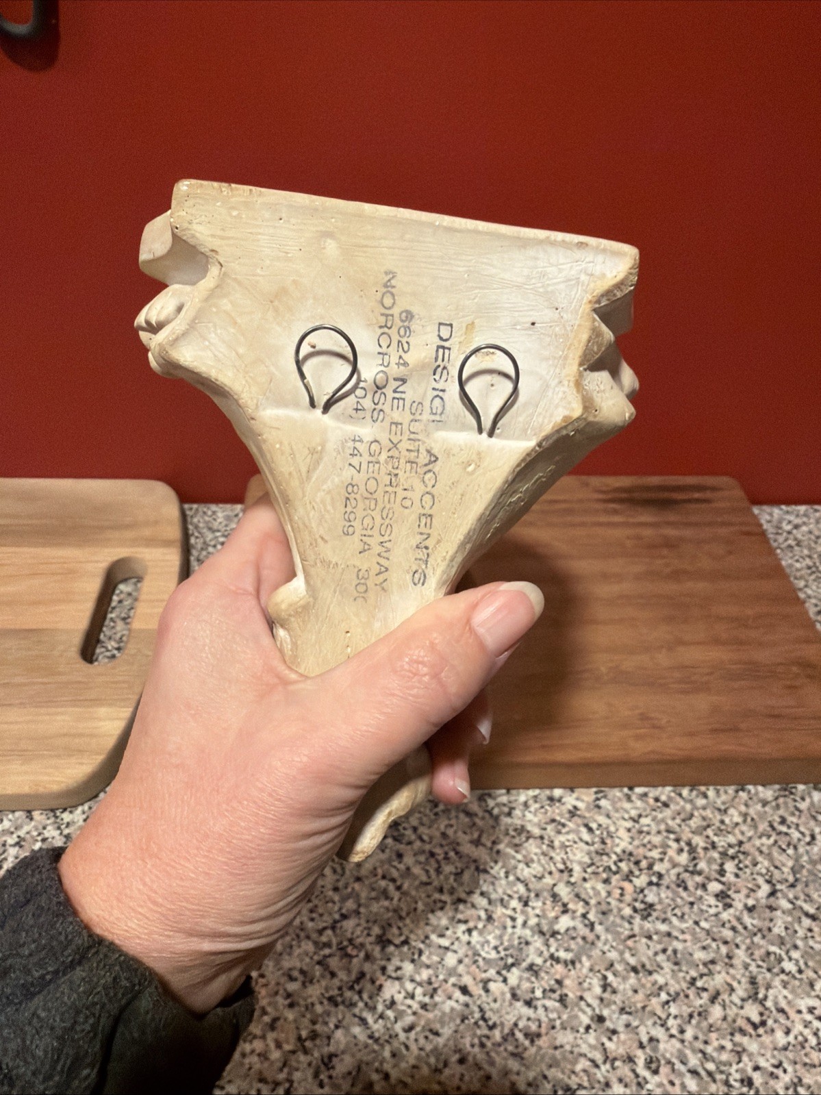 Vintage Chalk Ware? Corbel Design Accents In GA Interior Design Supports SH7