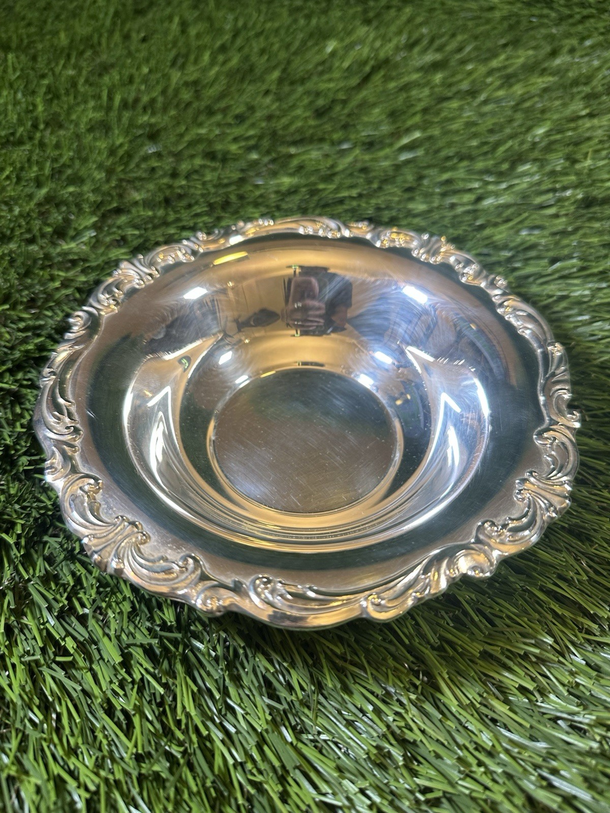 Vintage Towle E.P. 2811 Silverplate Bonbon Candy Dish Bowl Rococo Style