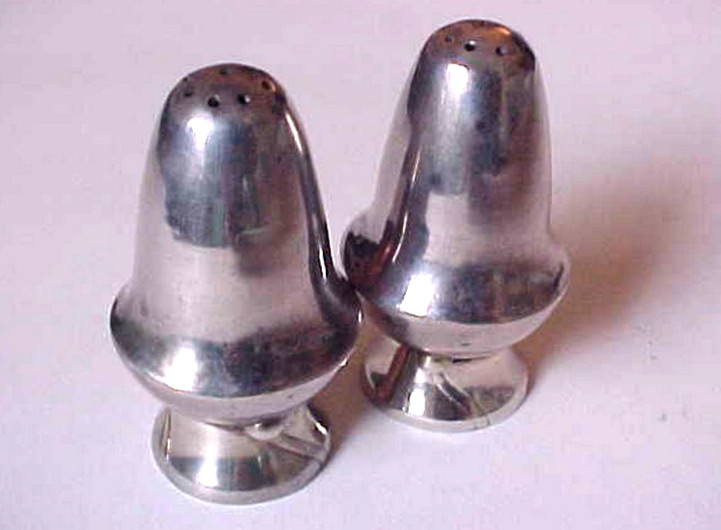 William Spratling Sterling Silver Salt & Pepper Shakers “Balls & Swirls”