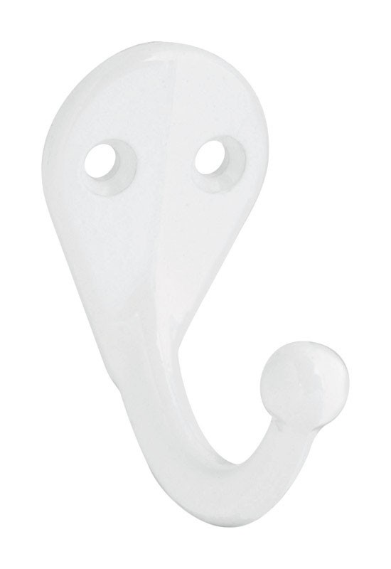 National Hardware N248-377 35 lbs. Capacity Zinc Clothes Hook 1.47 L x 1.7 H in.