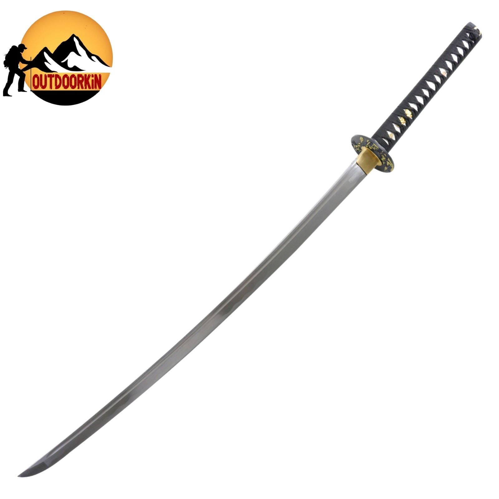 41″ Real BATTLE READY Handmade DAMASCUS STEEL Japanese Samurai Katana Sword RED