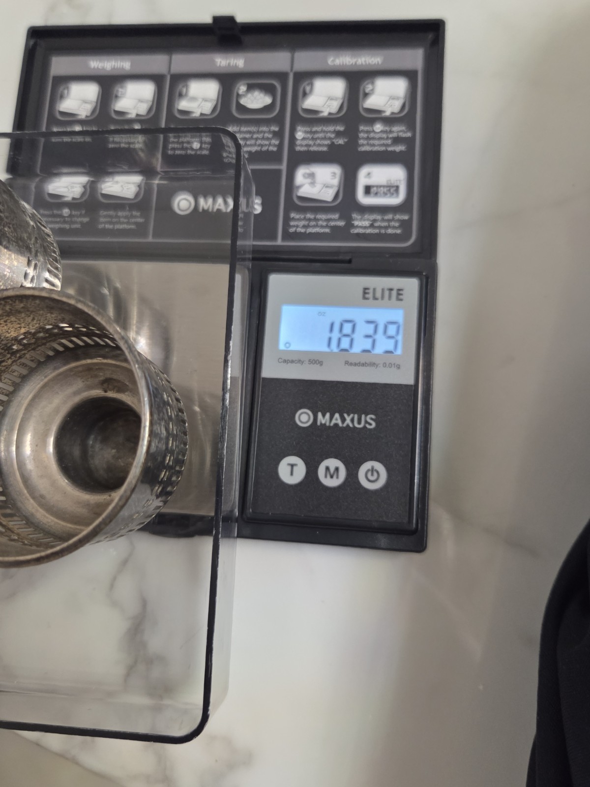 Fisher Sterling .925 Weighted Candlesticks w/ Removable Bobeches Pair