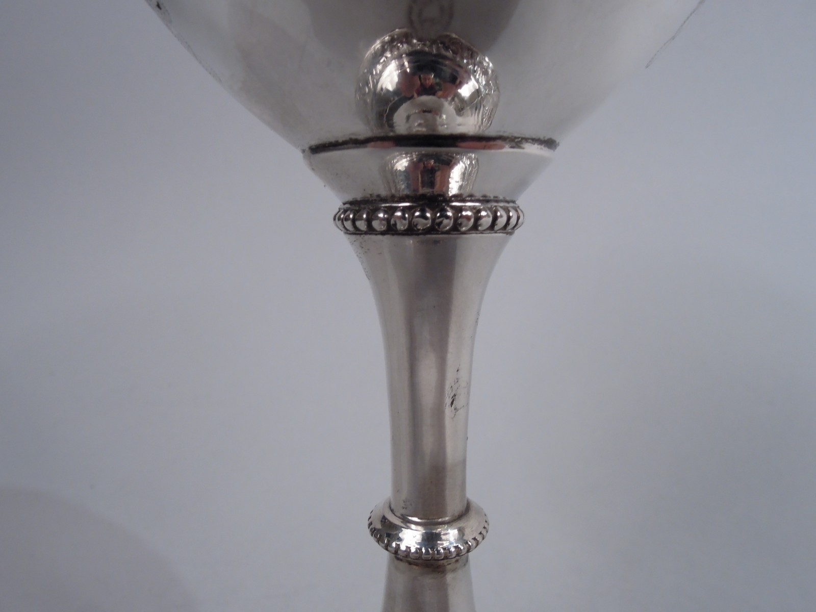 Elkington Goblet Antique Victorian Classical English Sterling Silver 1859