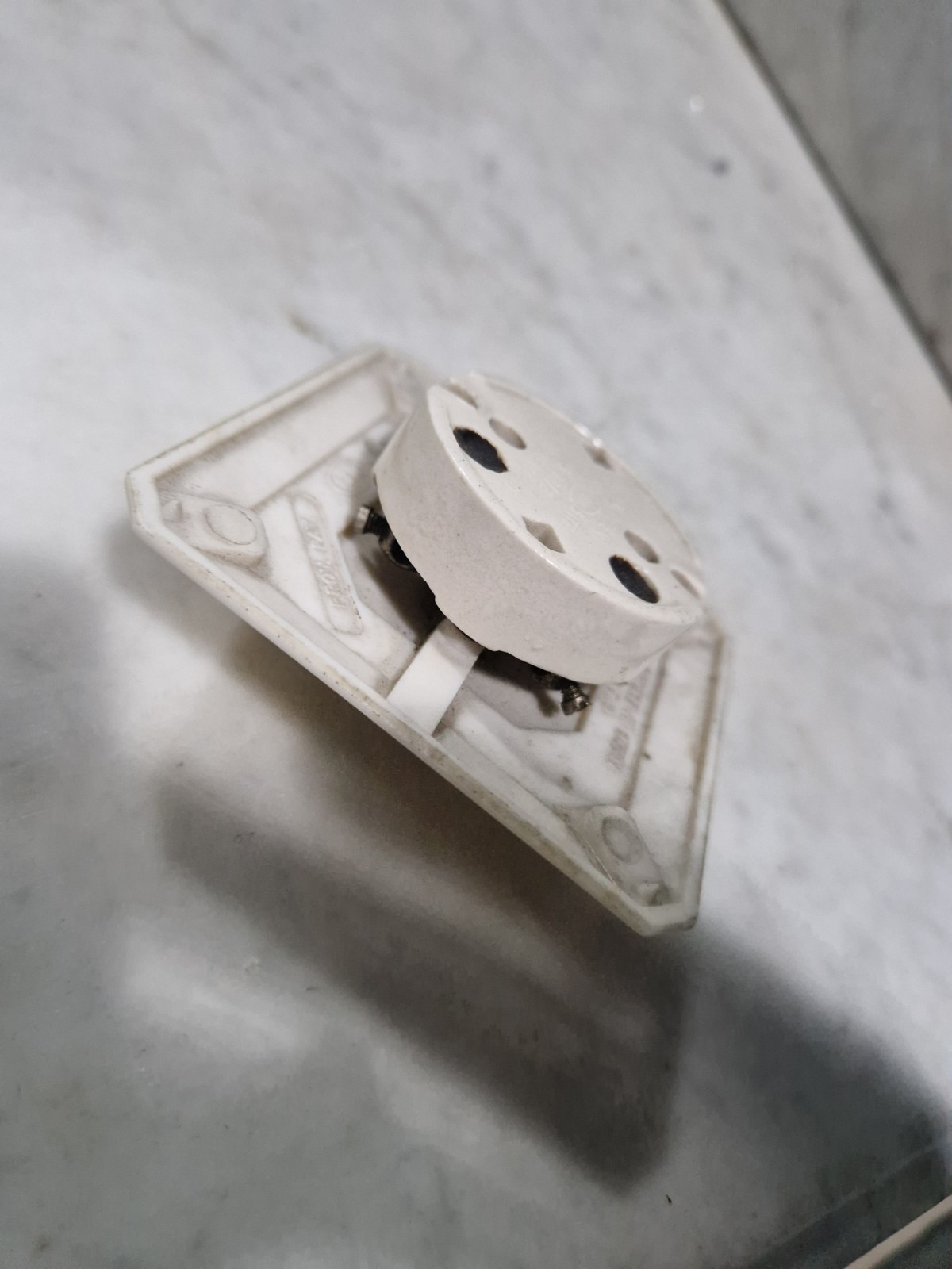 Art Deco White Bakelite Light Switch