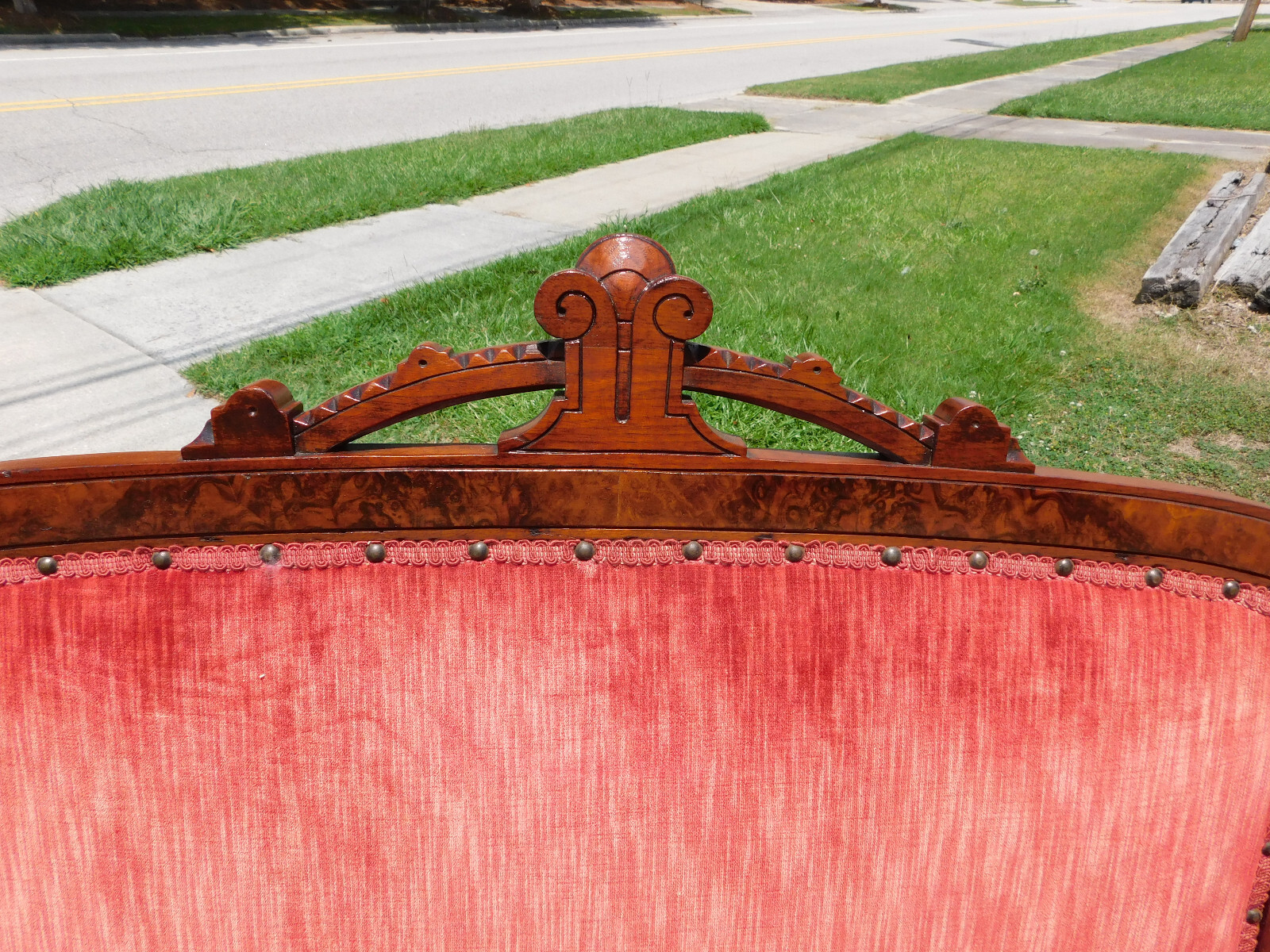 Sweet Walnut Victorian Parlor Set