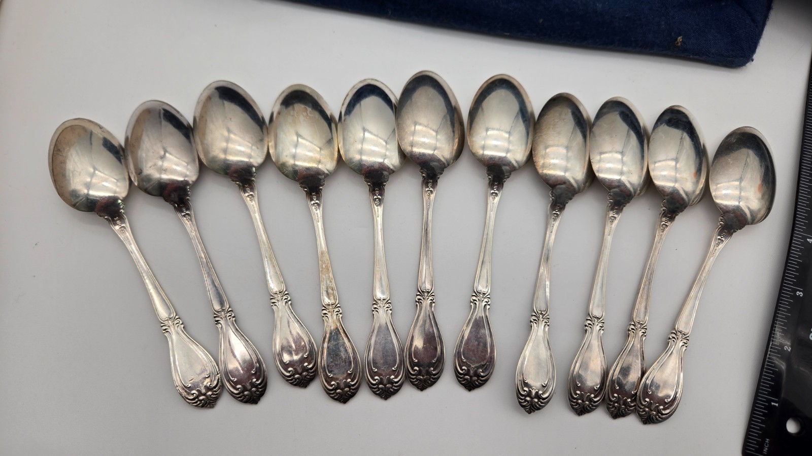 Antique 1905 Frank M Whiting Victoria-Florence Sterling Silverware Service for 8