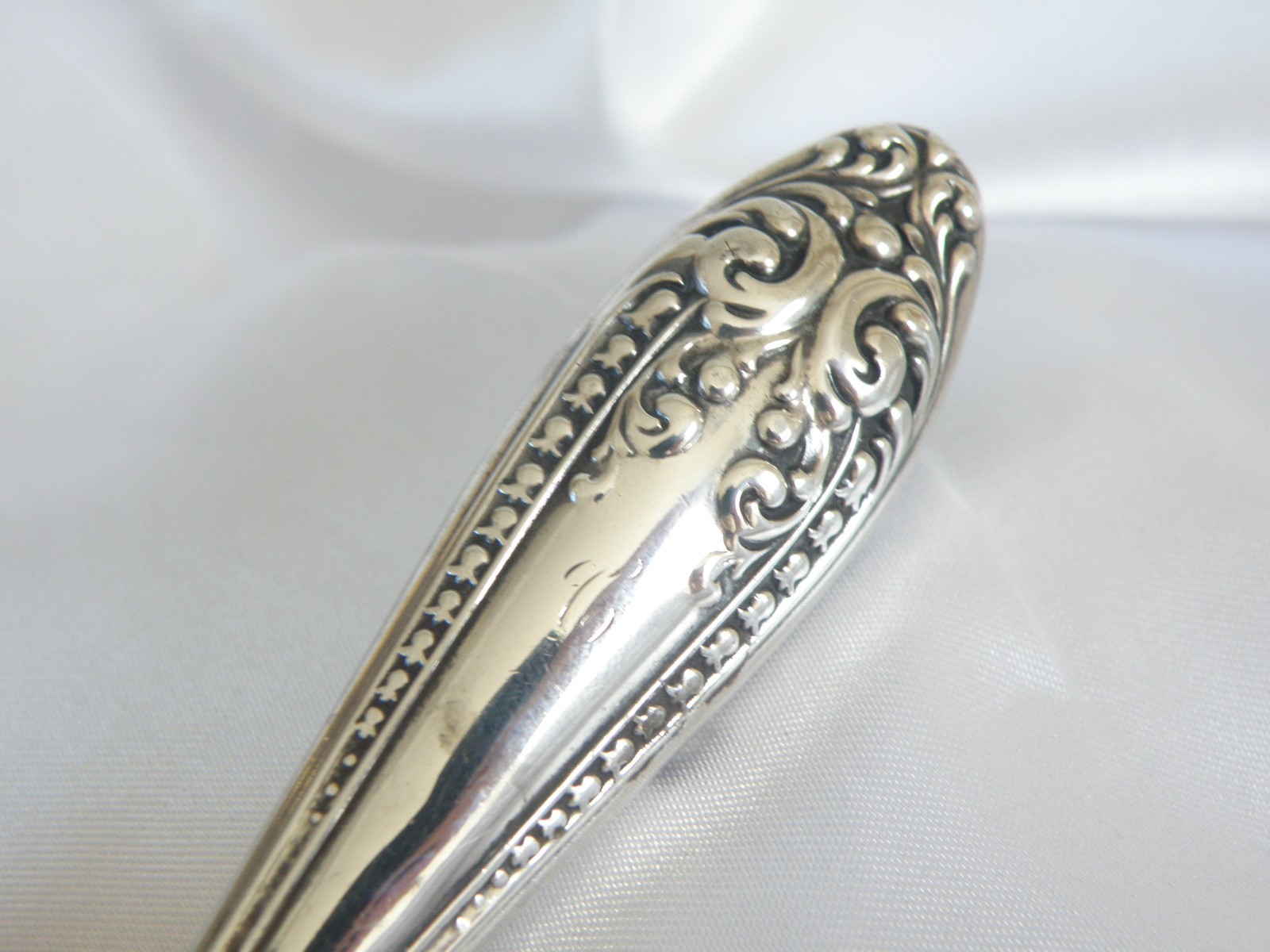 1901 British Antique Sterling Silver Cuticle Vanity Nail Walker & Hall