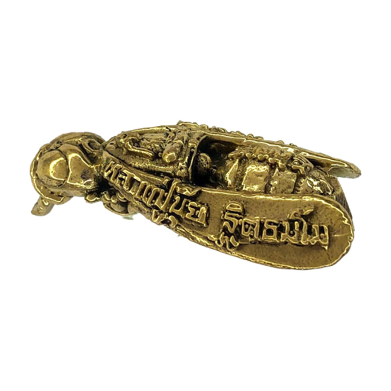 Gold Wasp Insect Bug Thai Amulet Powerful Hunting Money Talismans Wealth Lucky