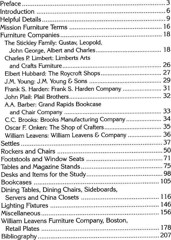 Mission Furniture Collector Reference incl Arts Crafts, Stickley Roycroft & More