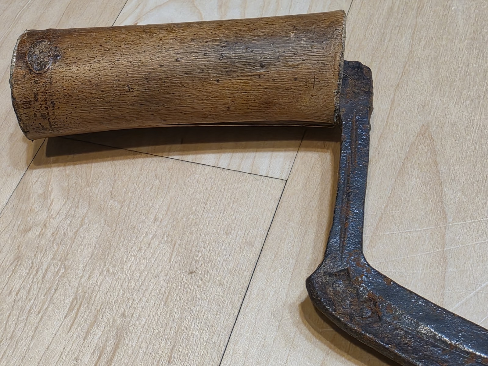 Antique Middle Eastern Ottoman Primitive Sickle Weapon