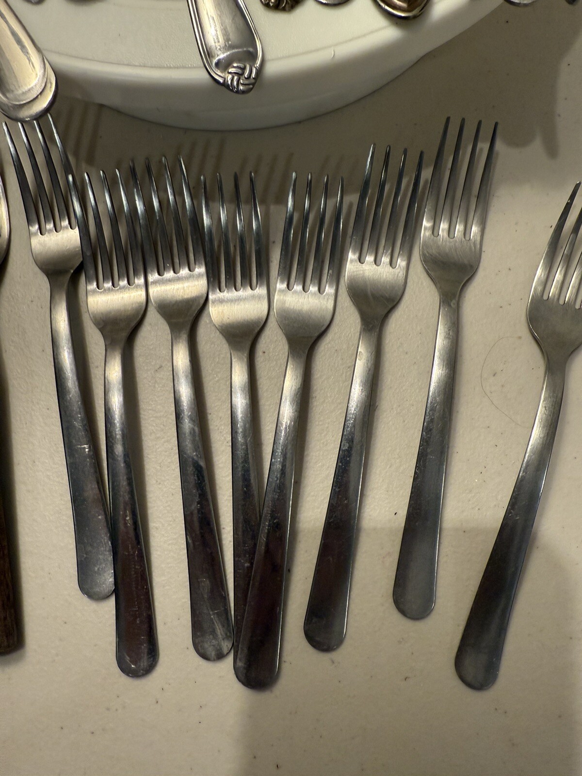 Assorted Mixed Lot of Vintage Silver Plate Silverware – 25 Pieces