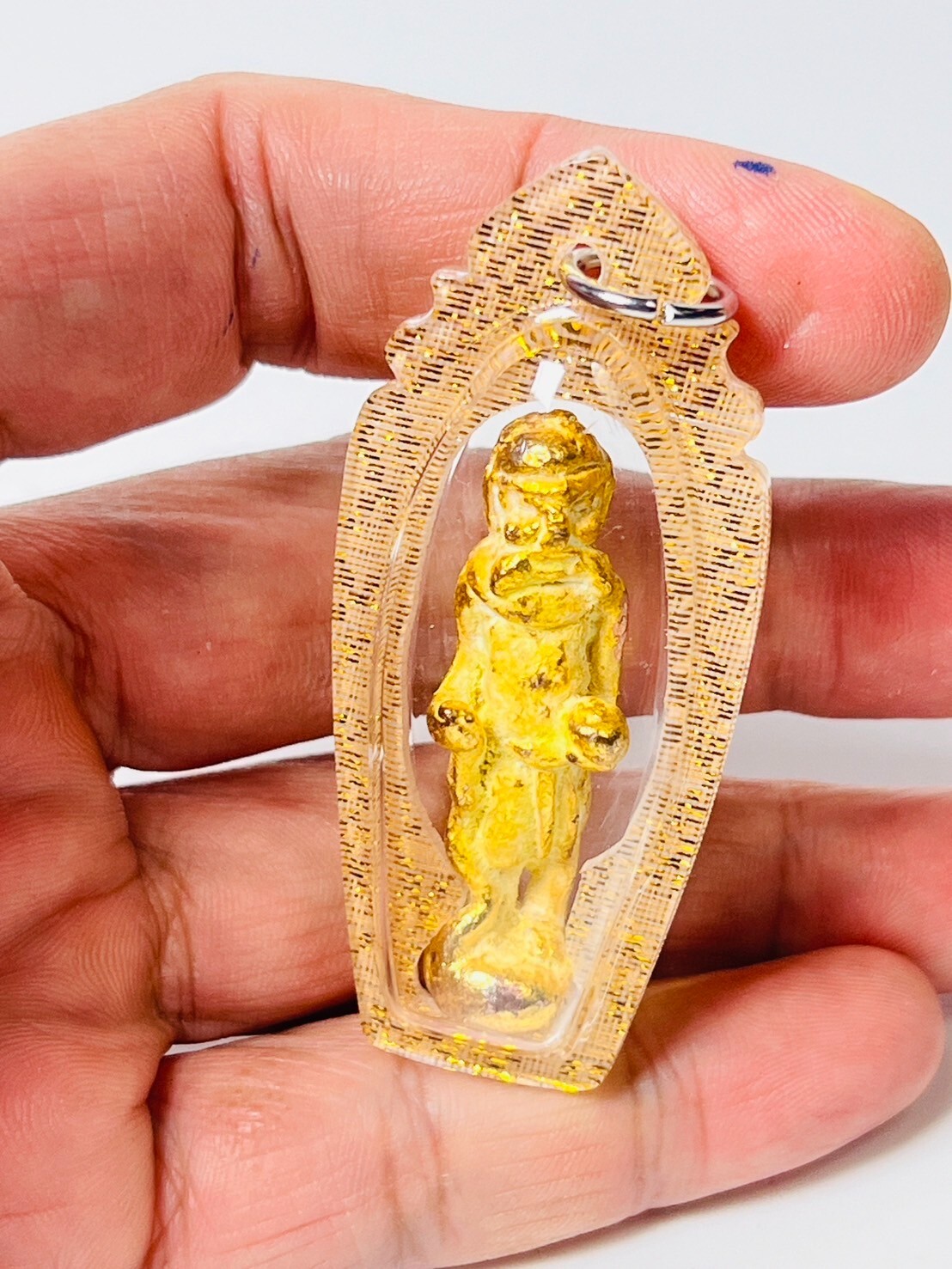 Laos Hermit Gold Leklai Buffalo Mountain Cave Love sex wealth attraction Amulet