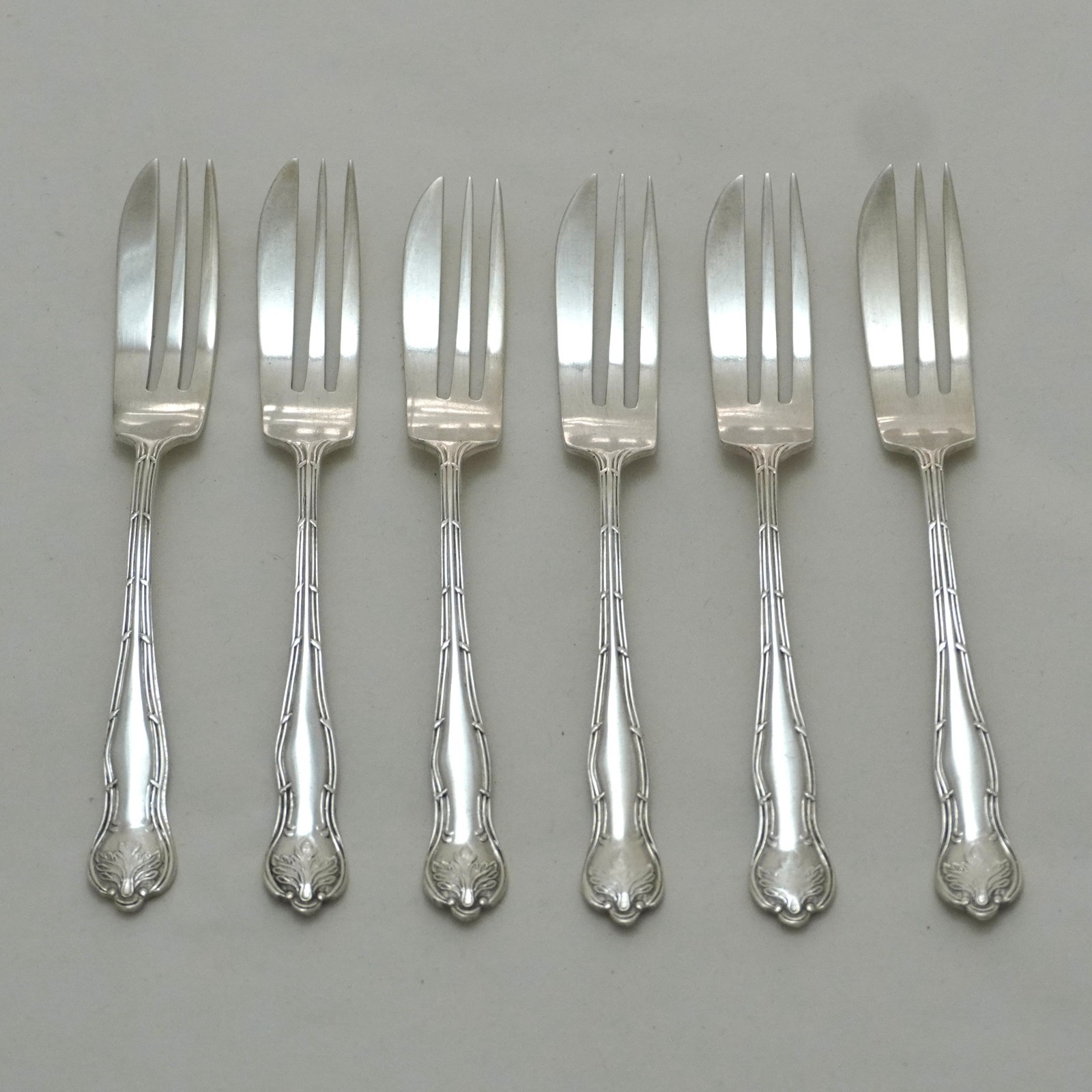 PRINCESS Design Sheffield Made Silver Service Cutlery Six Pastry Forks