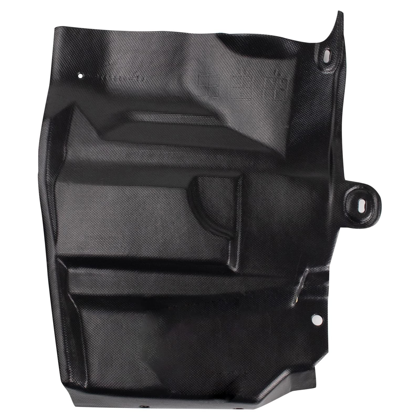 TRQ Front Left Fender Splash Shield Black Drivers Side Compatible with 2007-2…