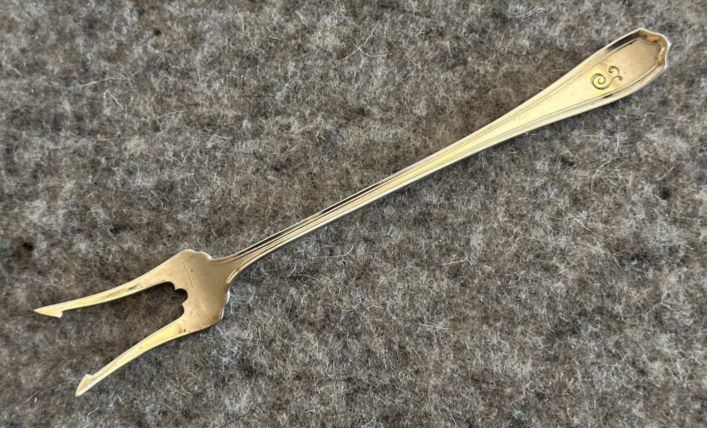 MARYLAND by Alvin Sterling Silver Pickle Fork 5-3/4″ 2 Tines