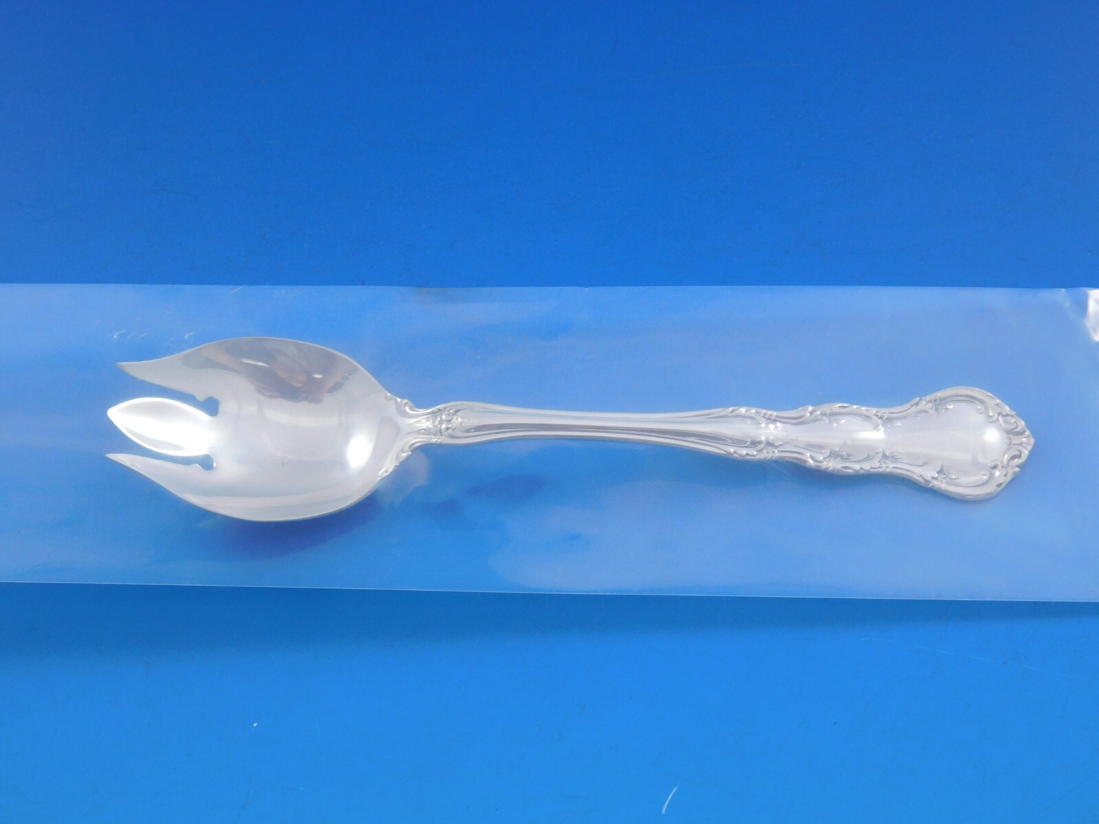 Old Atlanta by Wallace Sterling Silver Ice Cream Fork Custom Made 5 5/8″