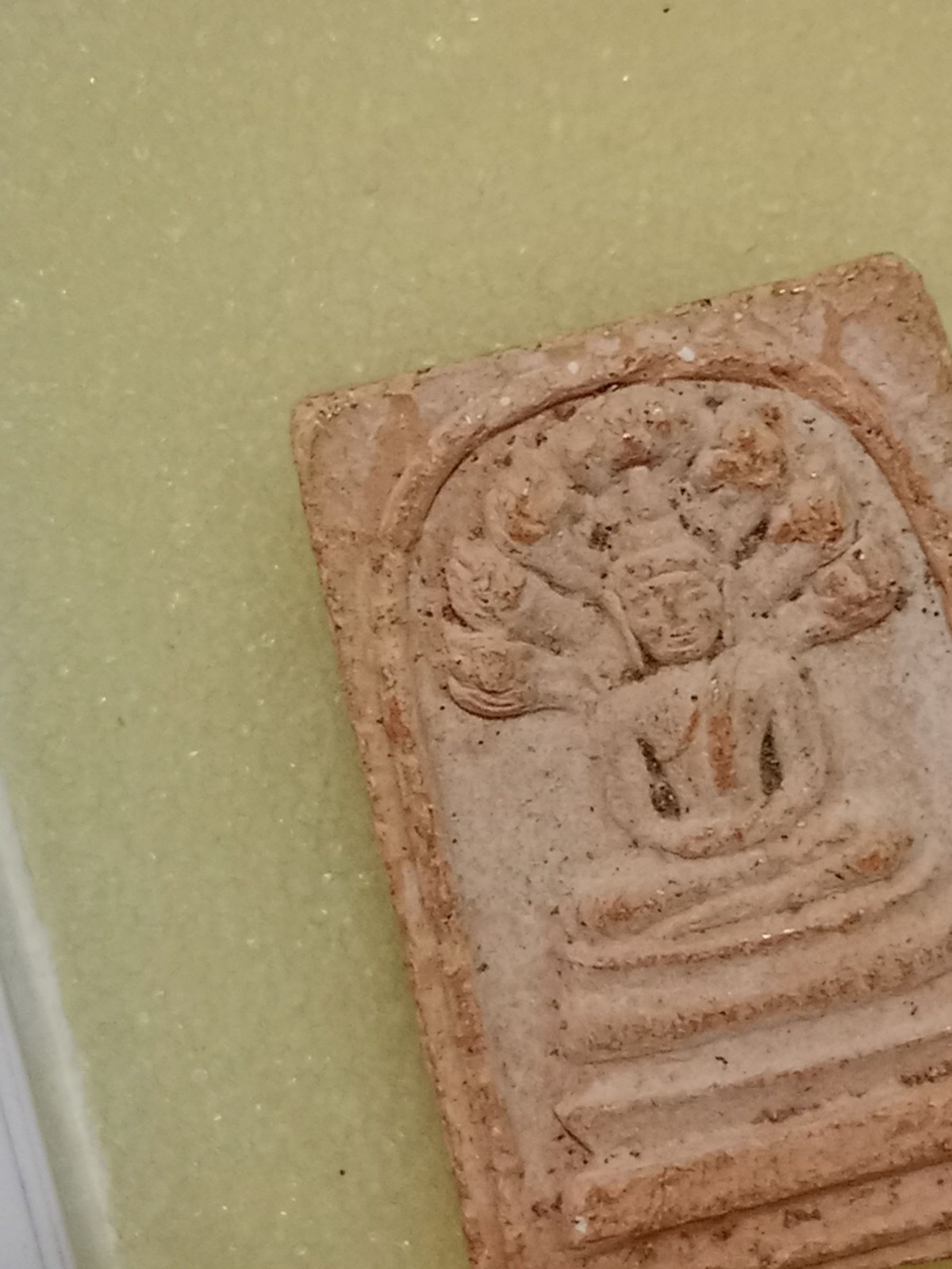 Thai Amulet Phra Nak Prok Wat Saranath Rayong year 1973 by LP Tim Wat Lahan Rai